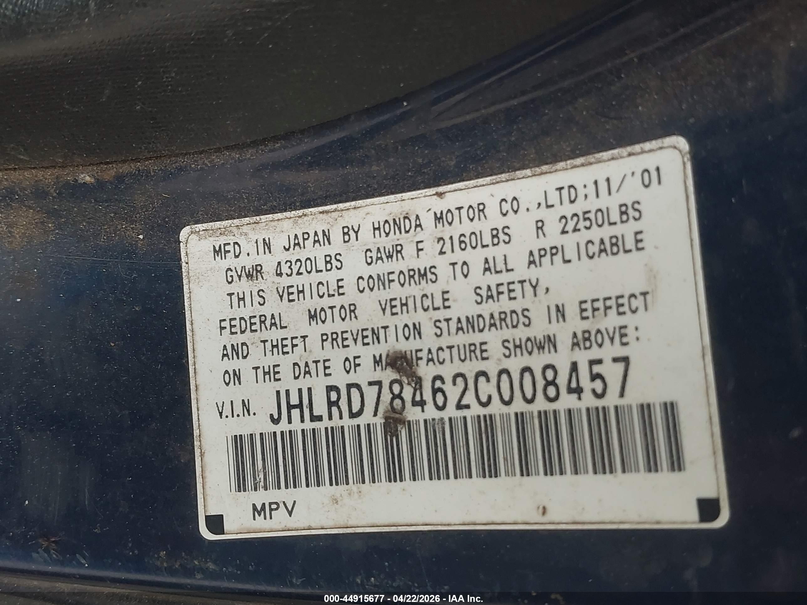 HONDA CR-V image 9