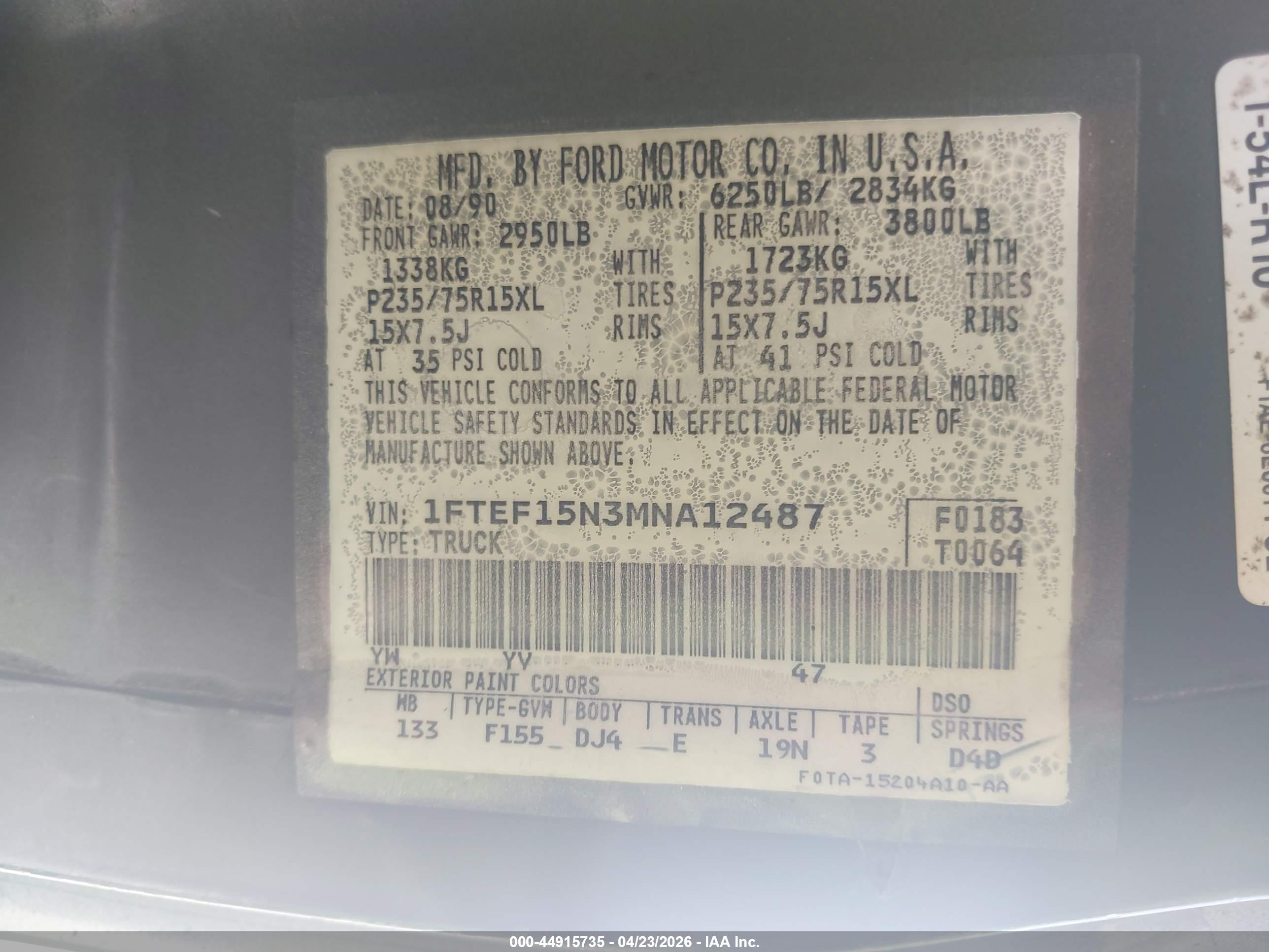 FORD F150 image 9