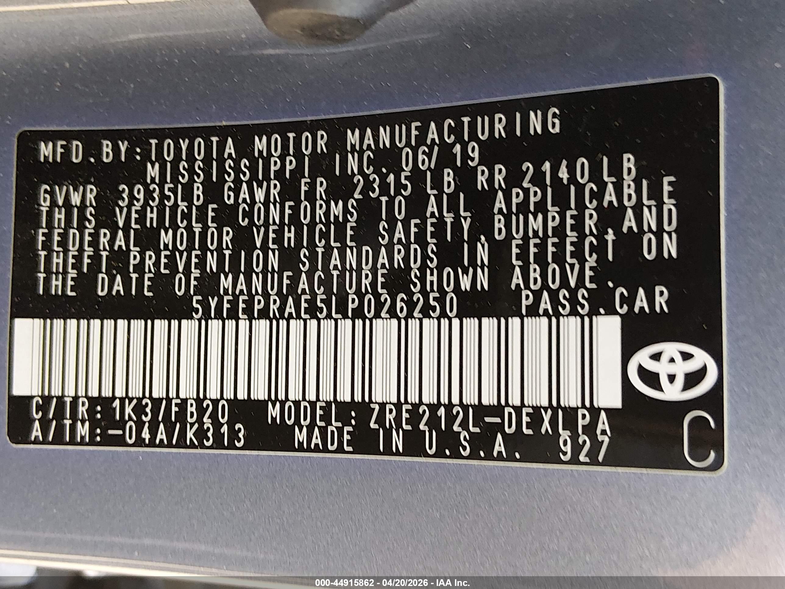 TOYOTA COROLLA image 9