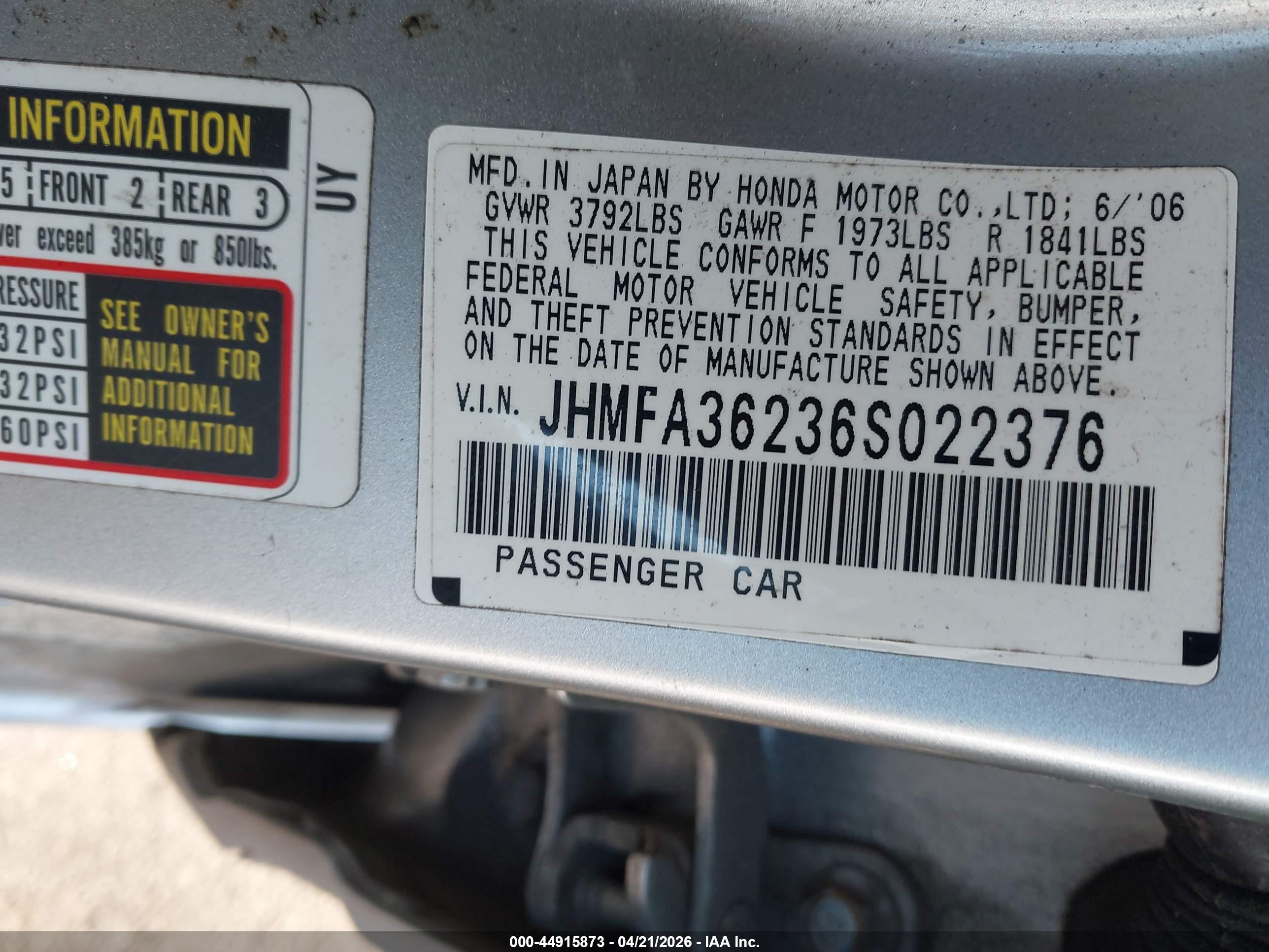HONDA CIVIC image 9