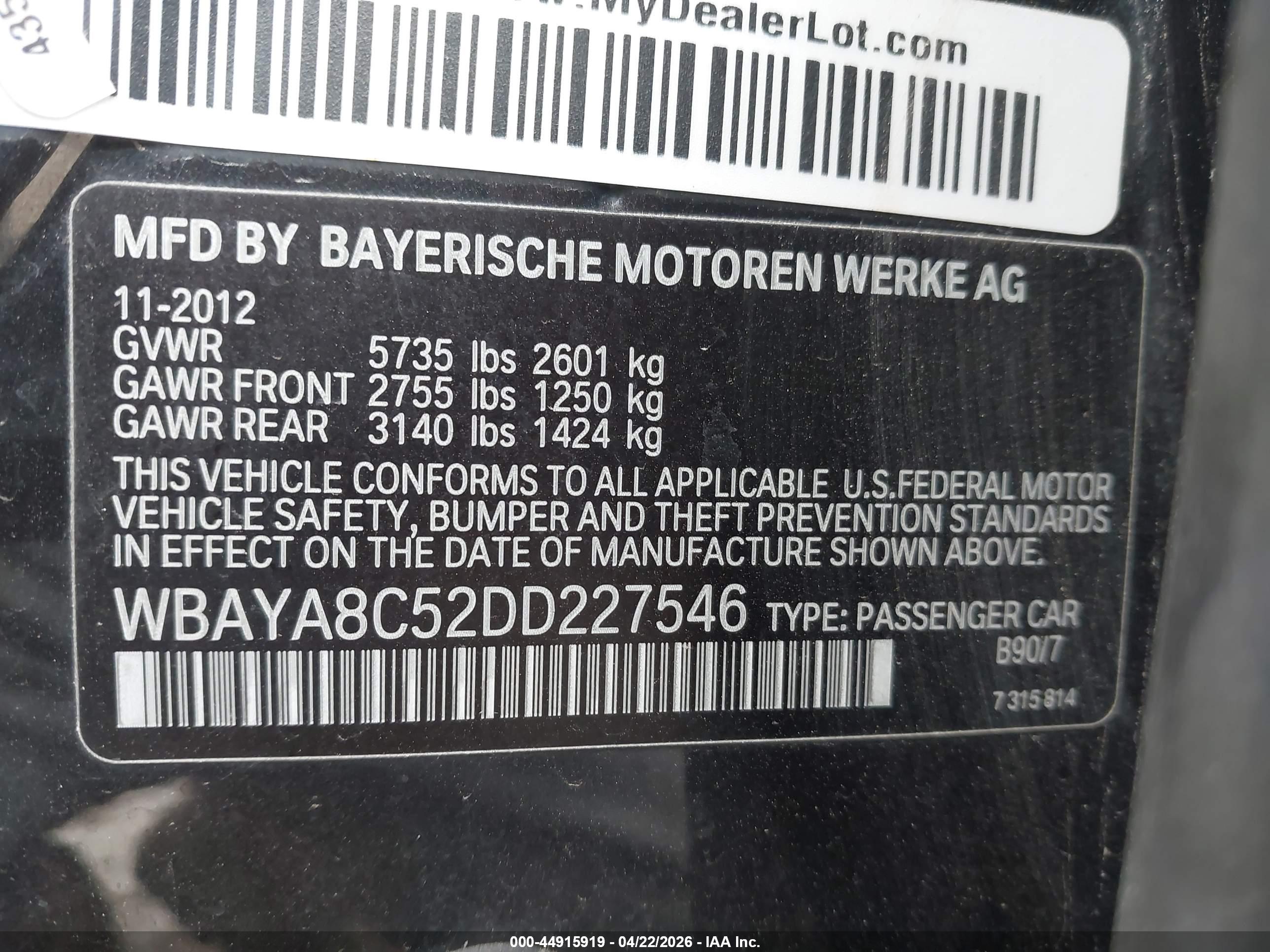 BMW 750I image 9
