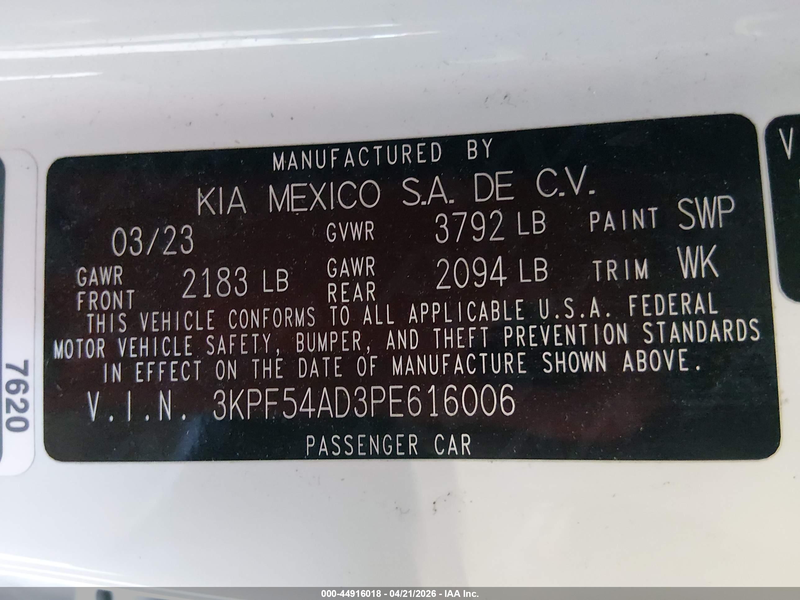 KIA FORTE image 9