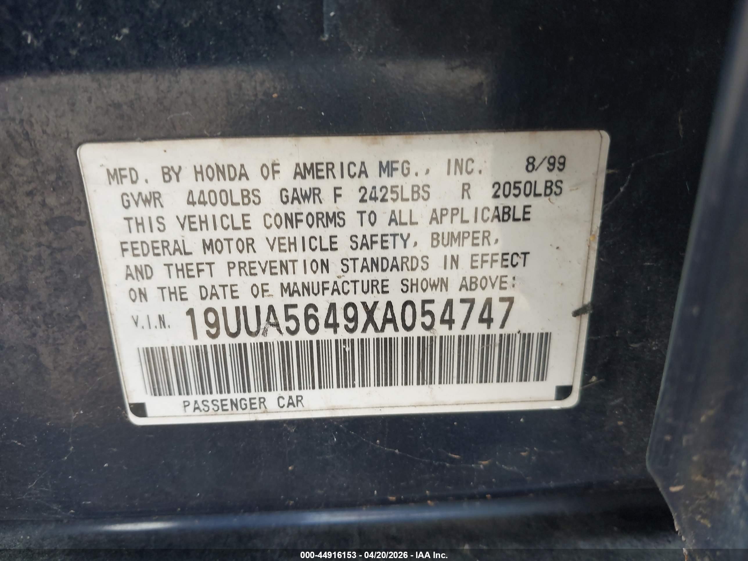 ACURA TL image 9