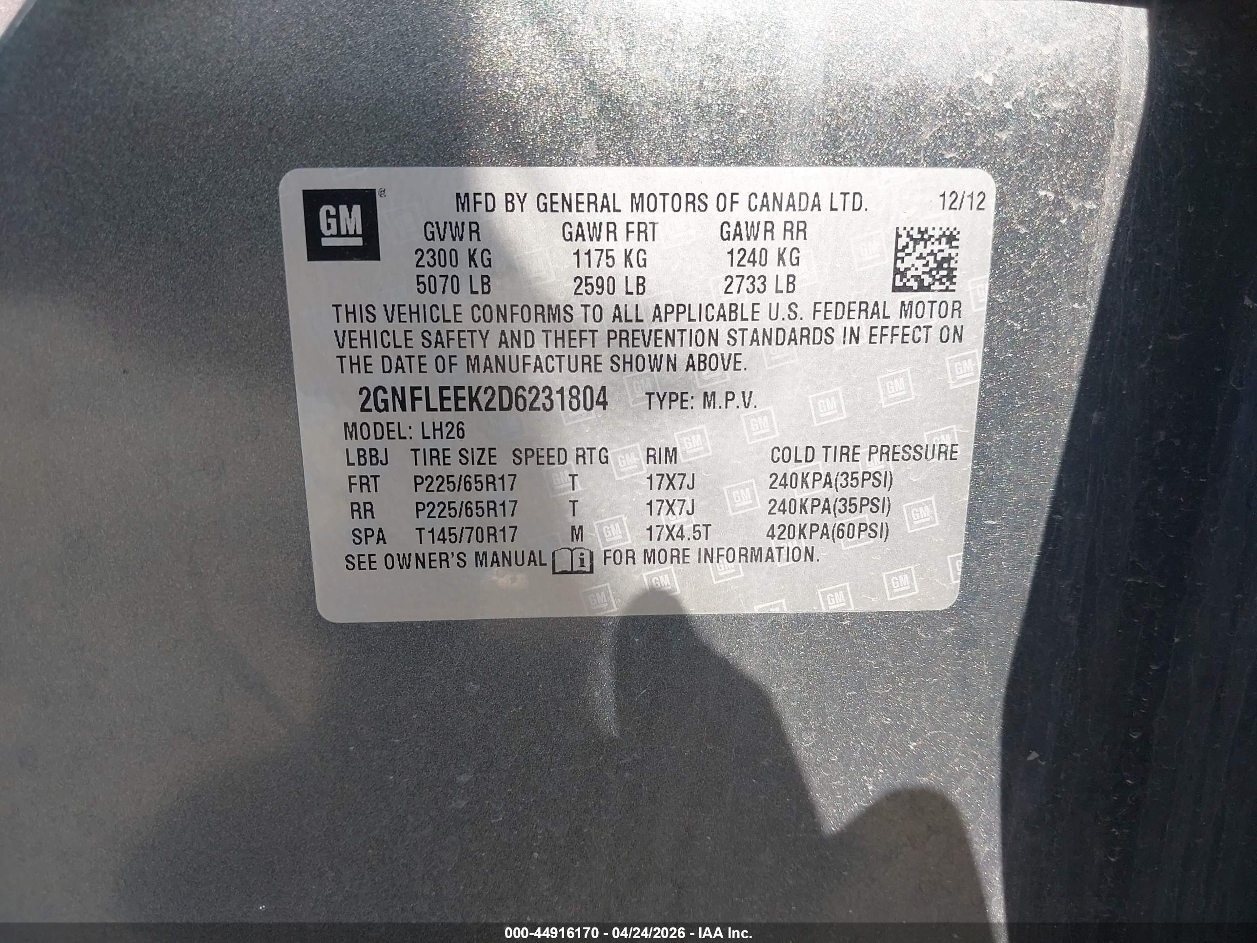 CHEVROLET EQUINOX image 9