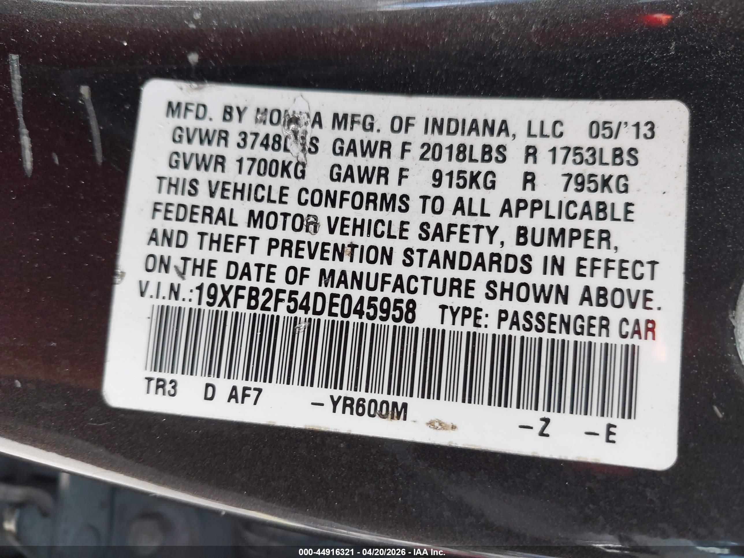 HONDA CIVIC image 9