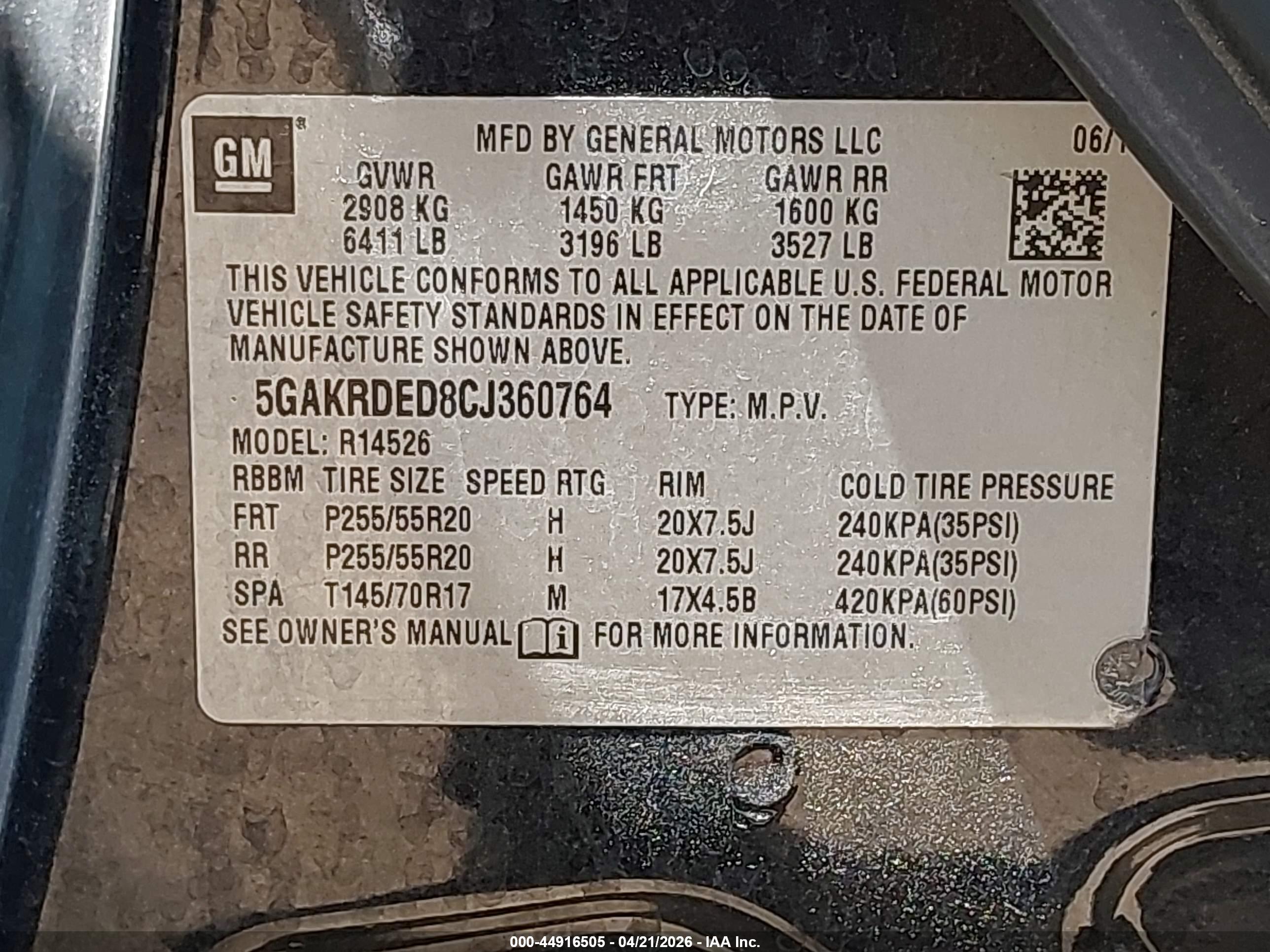 BUICK ENCLAVE image 9