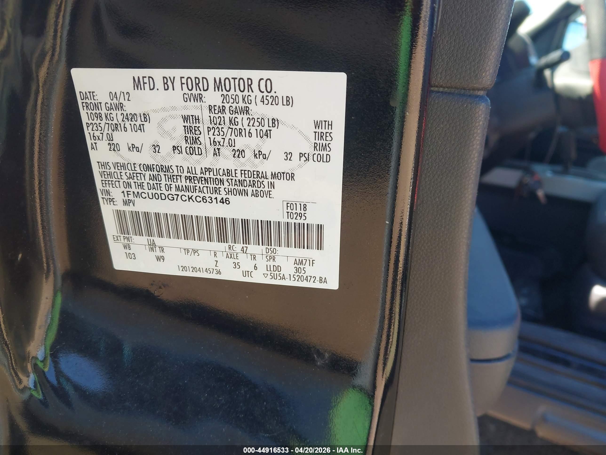 FORD ESCAPE image 9
