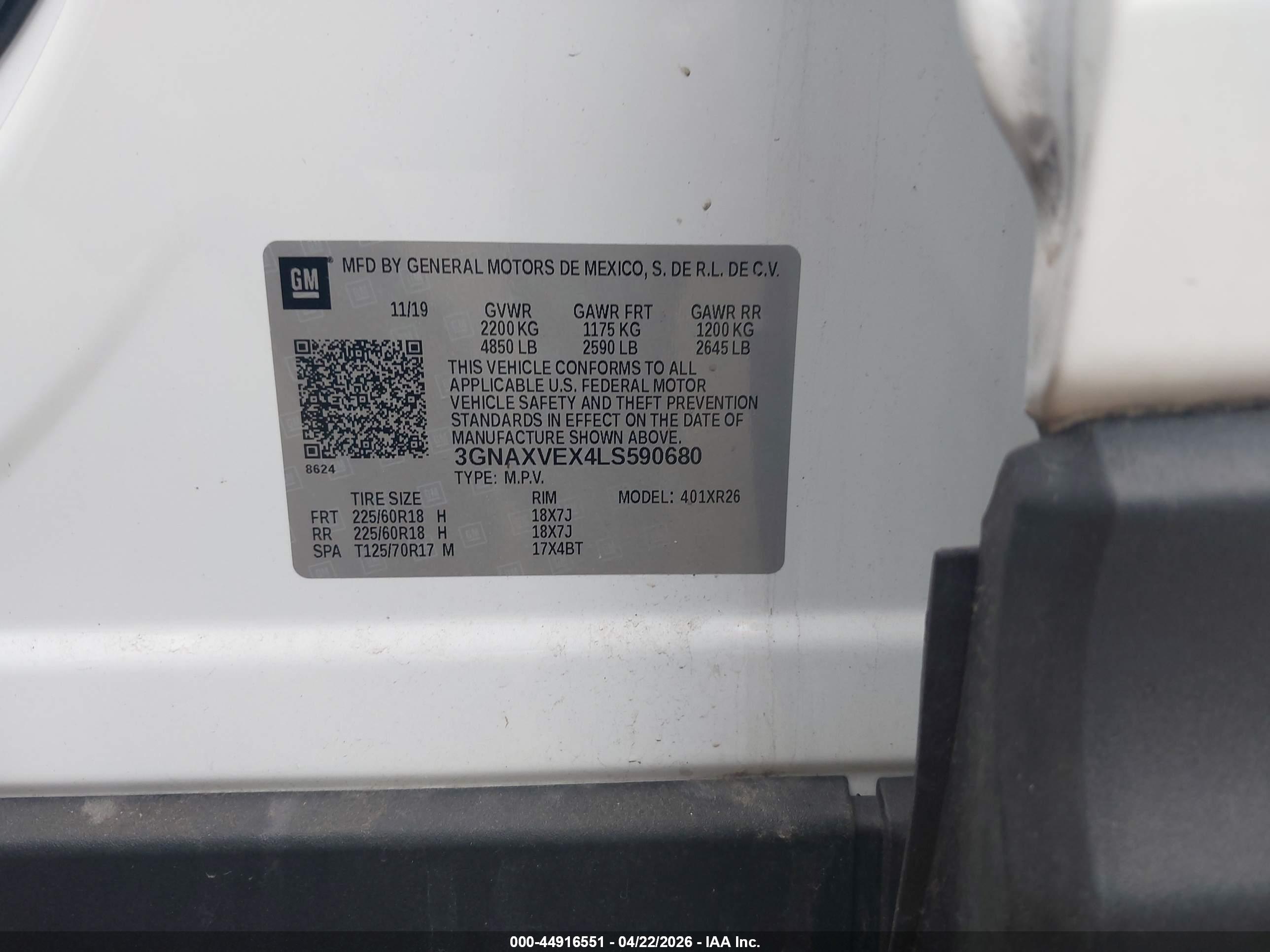 CHEVROLET EQUINOX image 9