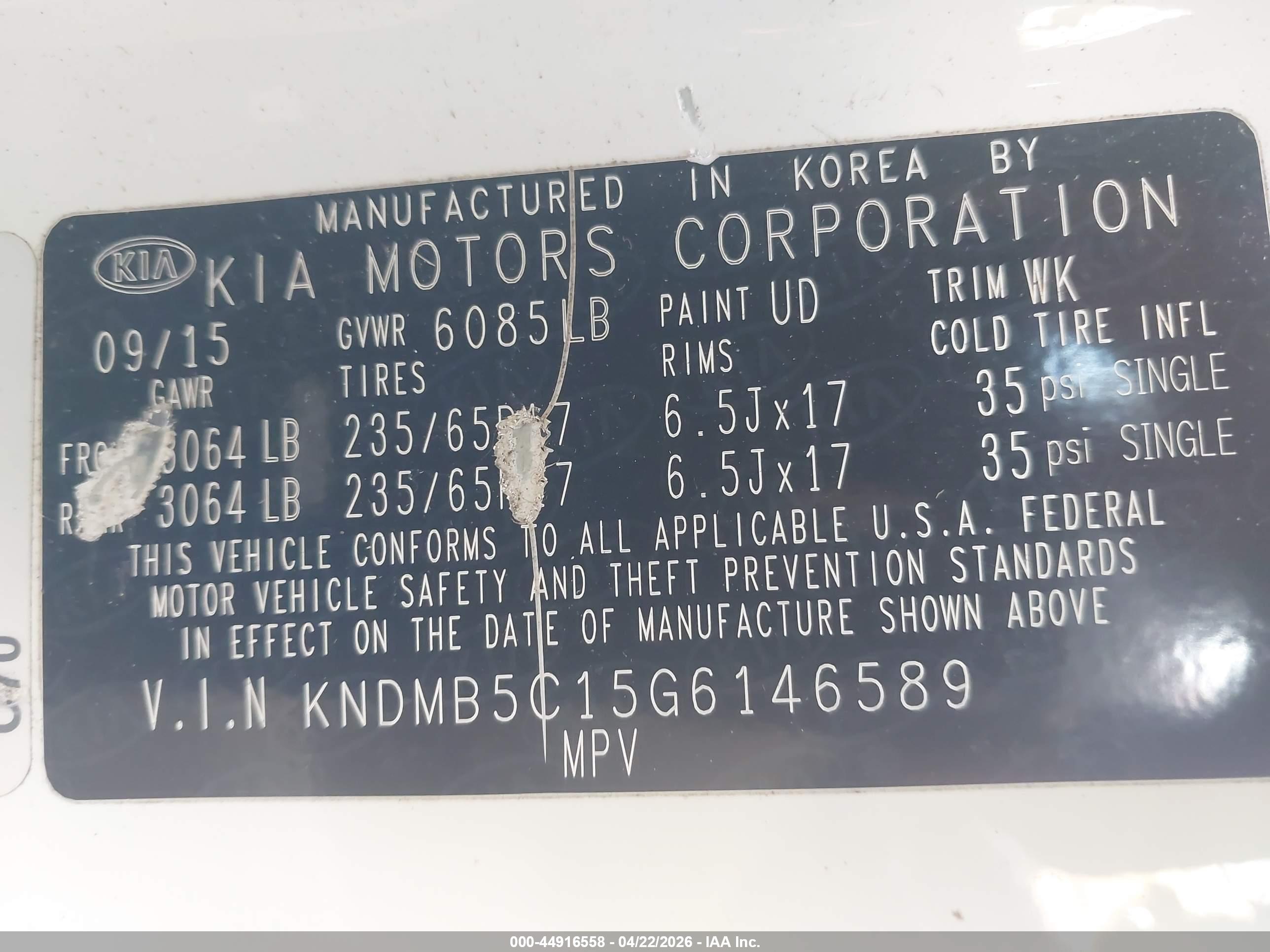 KIA SEDONA image 9