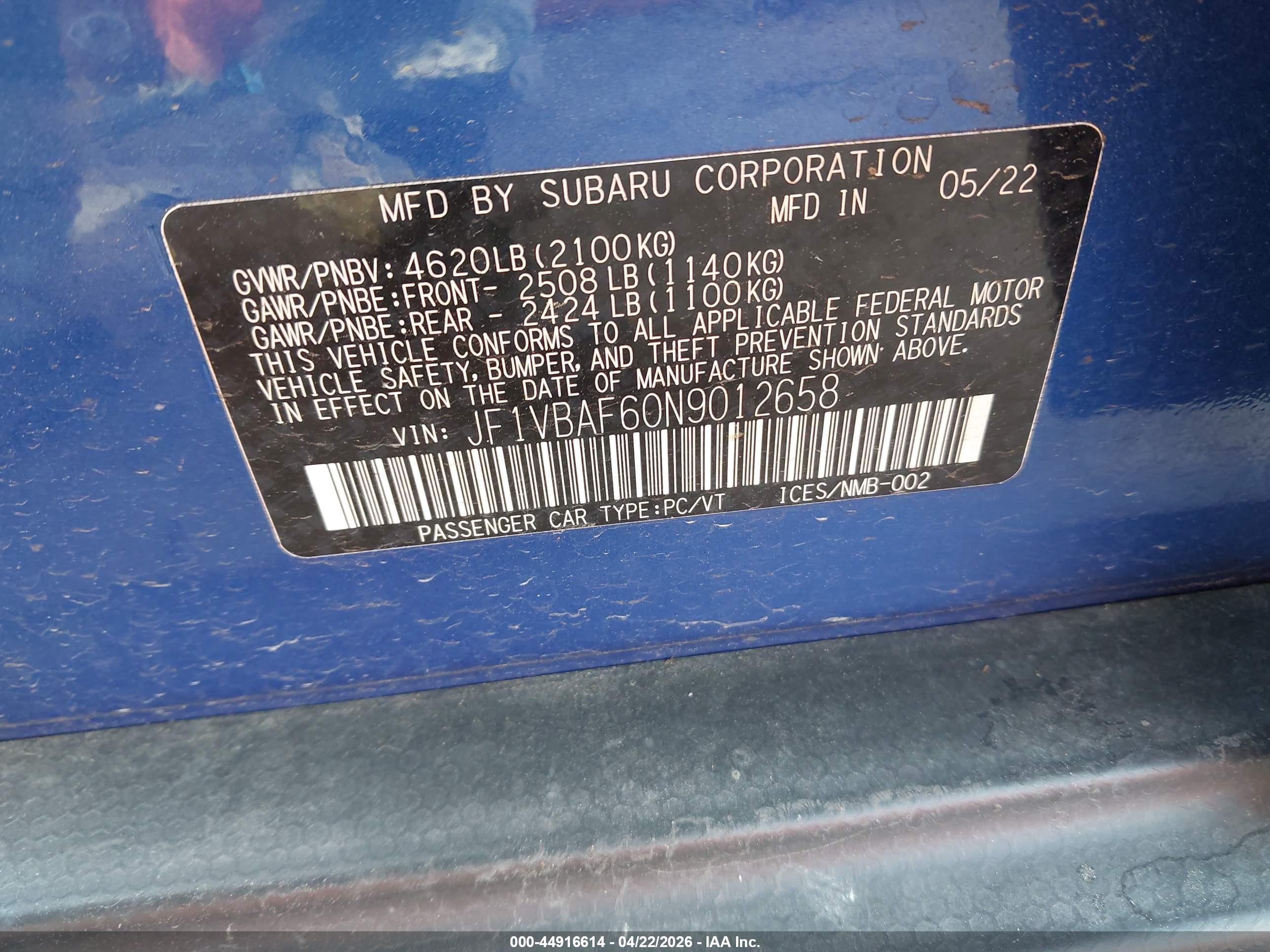 SUBARU WRX image 9