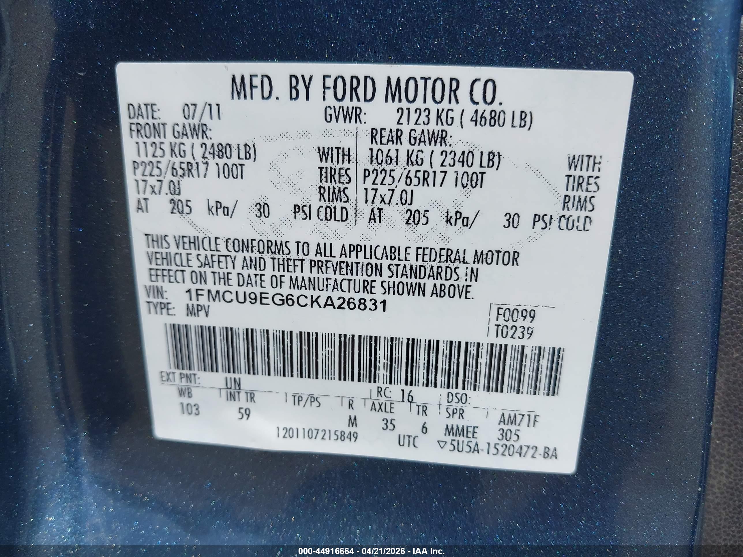 FORD ESCAPE image 9