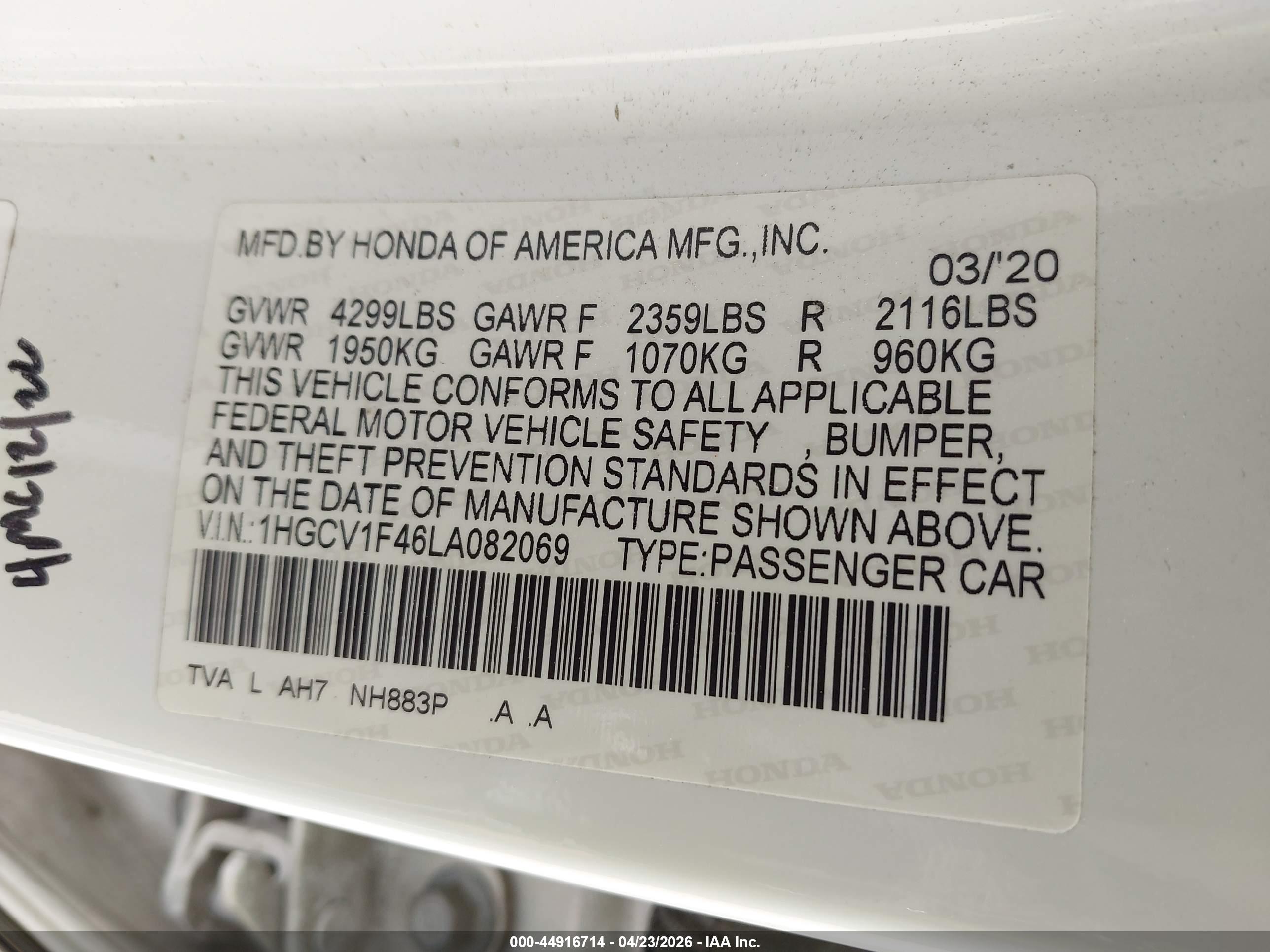 HONDA ACCORD image 9