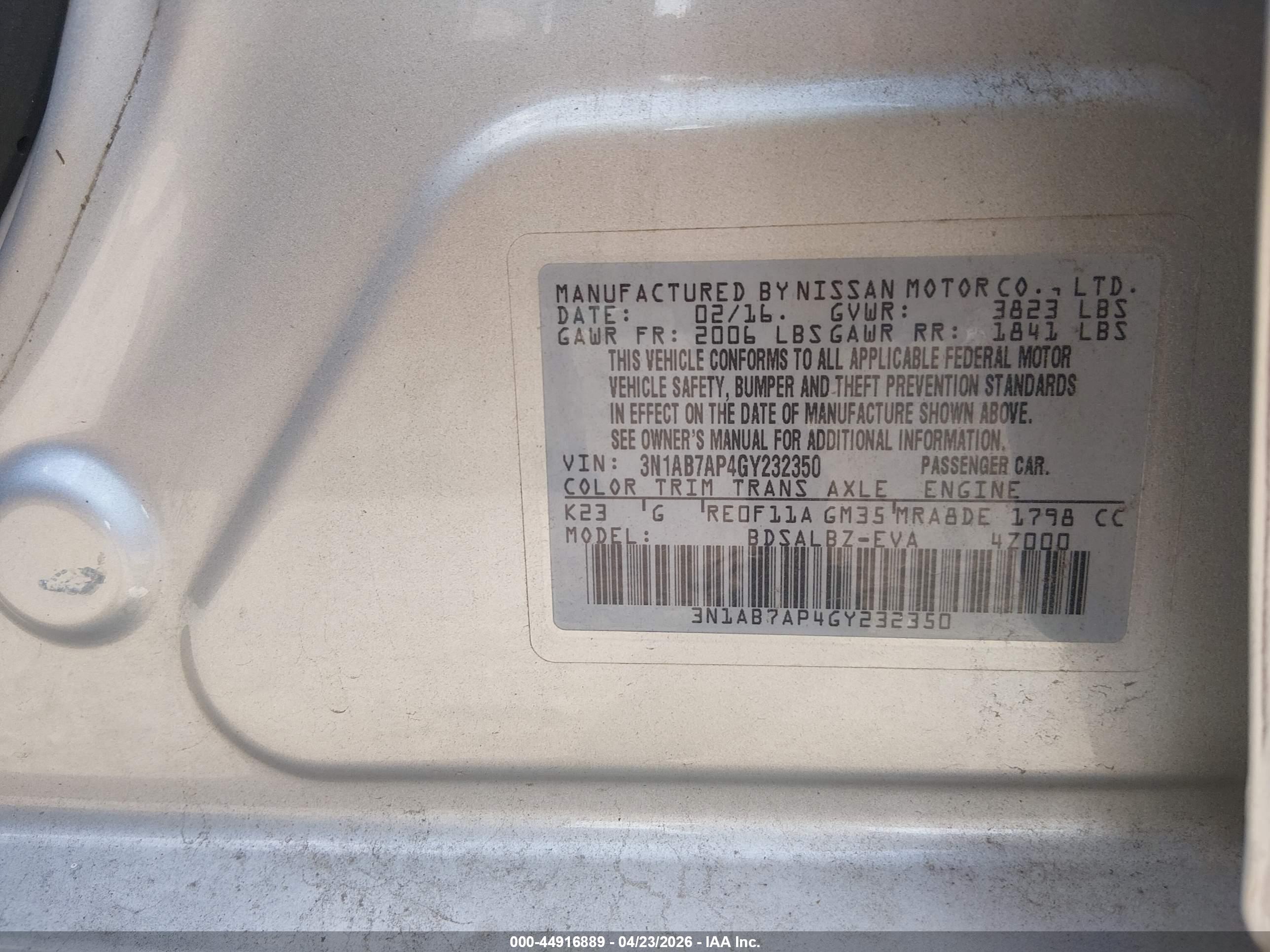 NISSAN SENTRA image 9