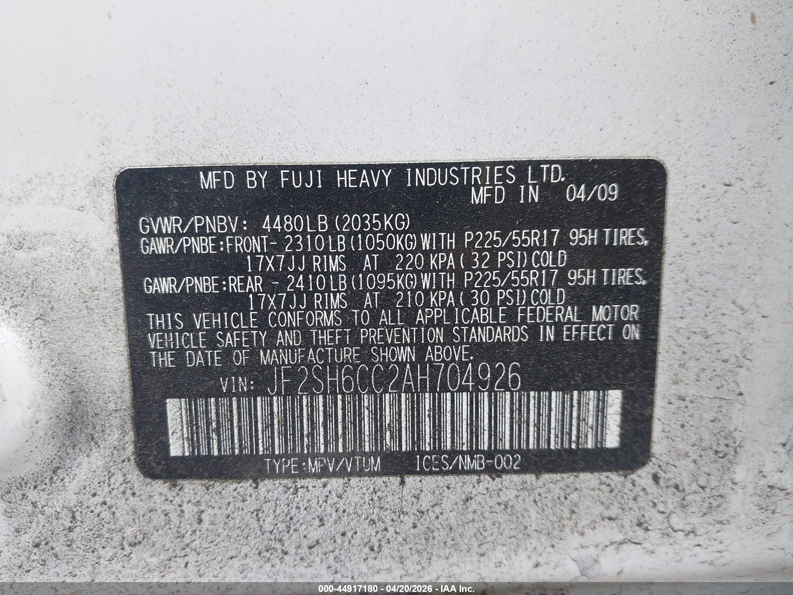 SUBARU FORESTER image 9