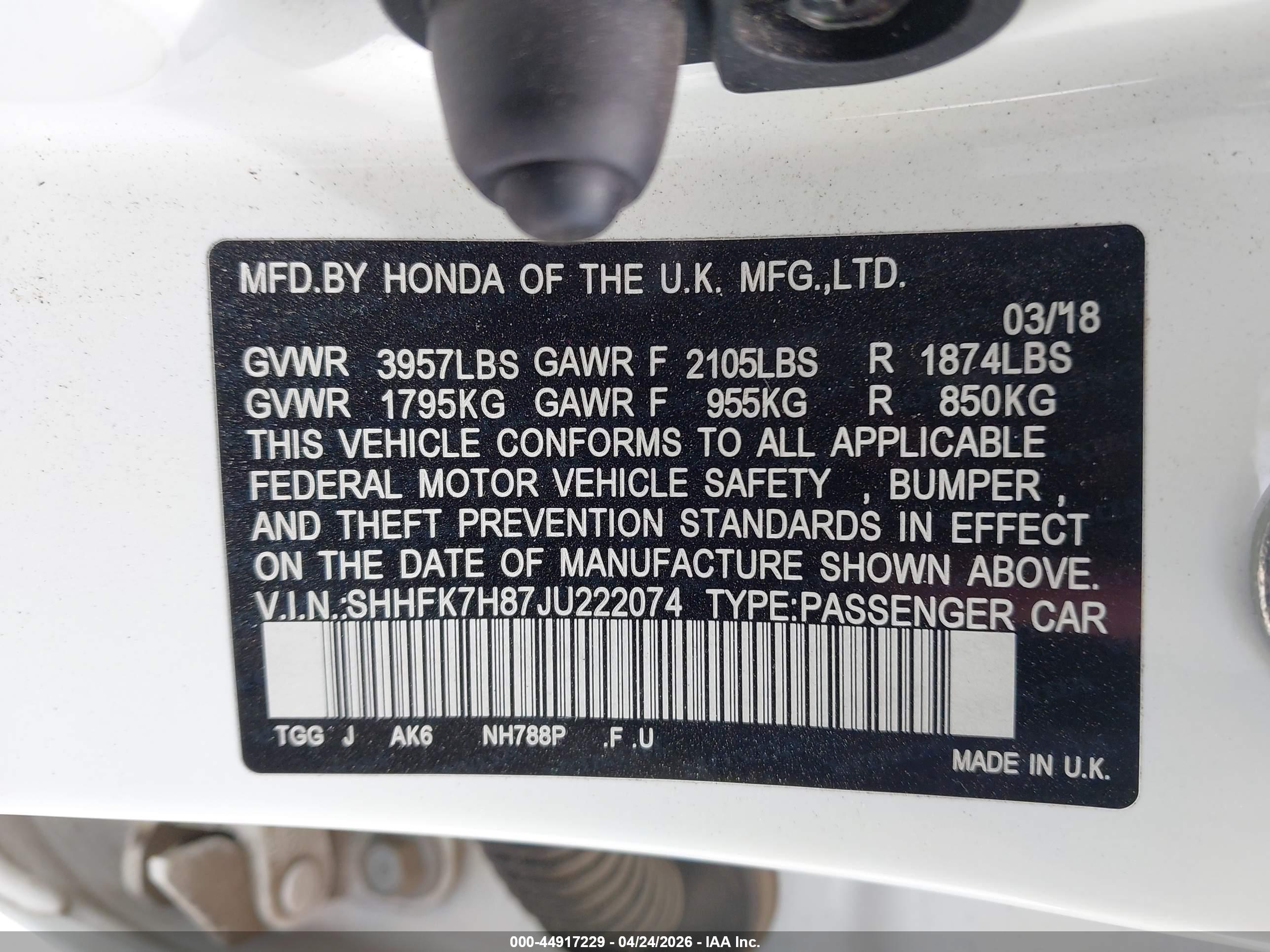 HONDA CIVIC image 9