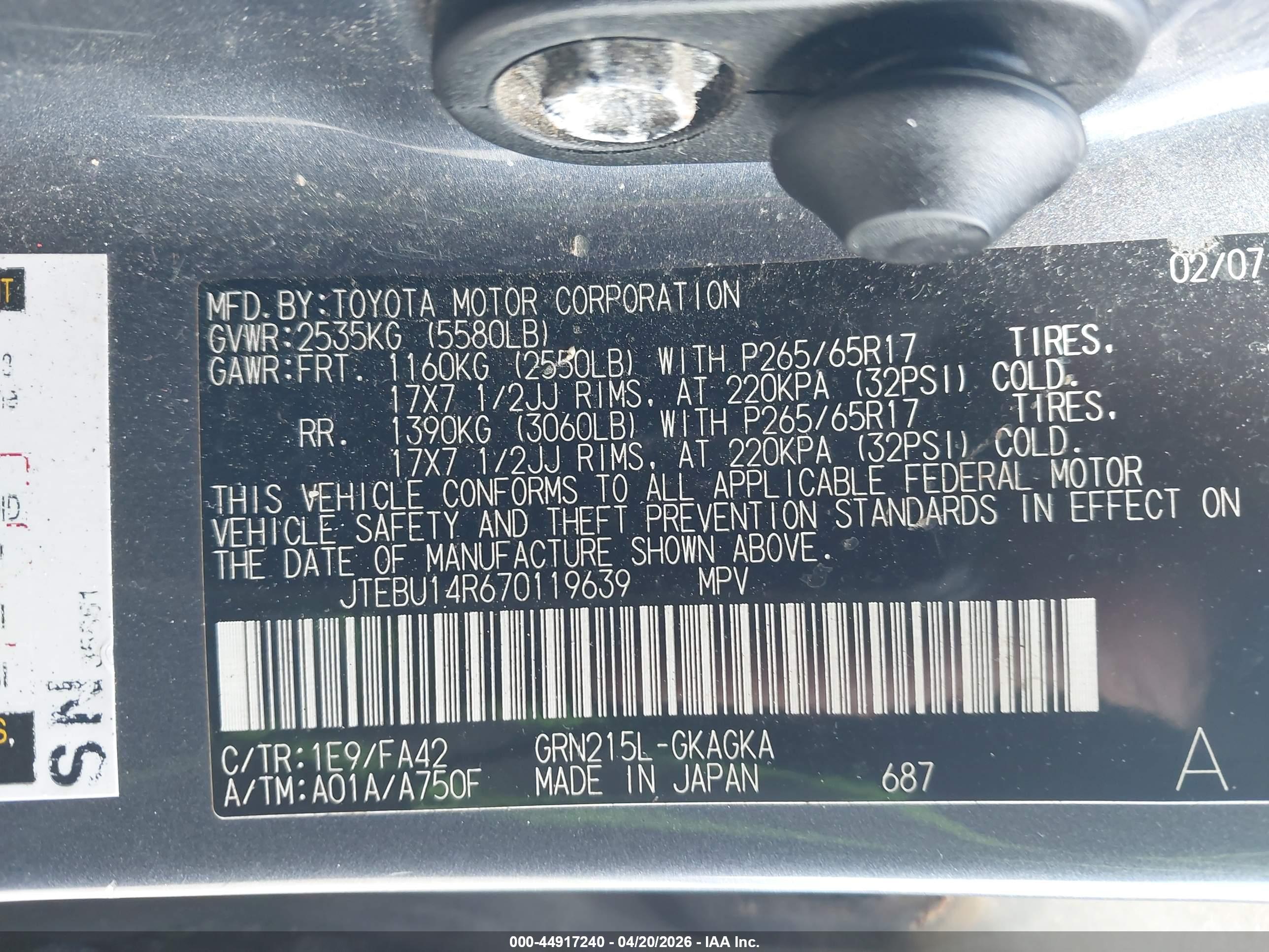 TOYOTA 4RUNNER image 9