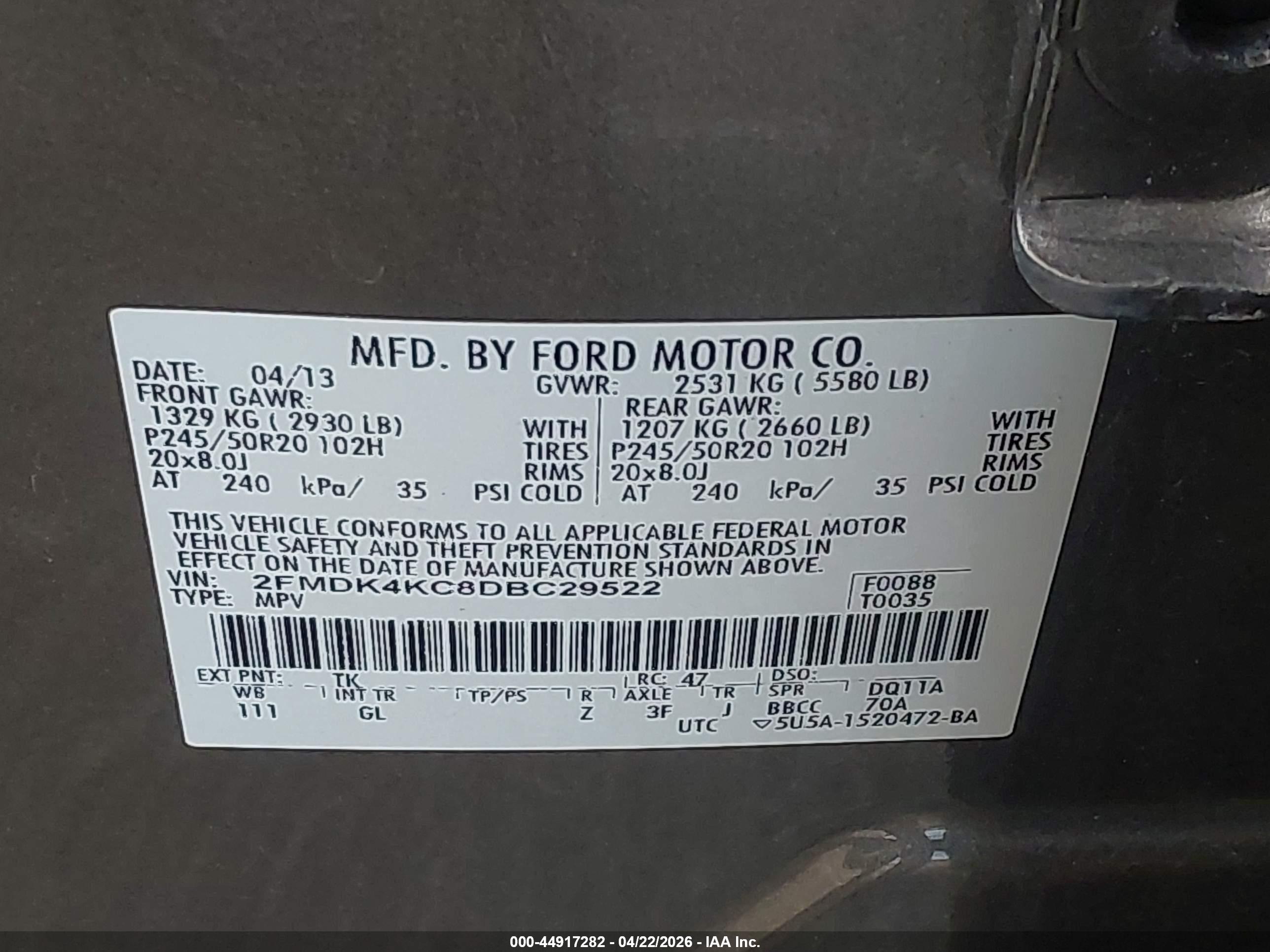 FORD EDGE image 9
