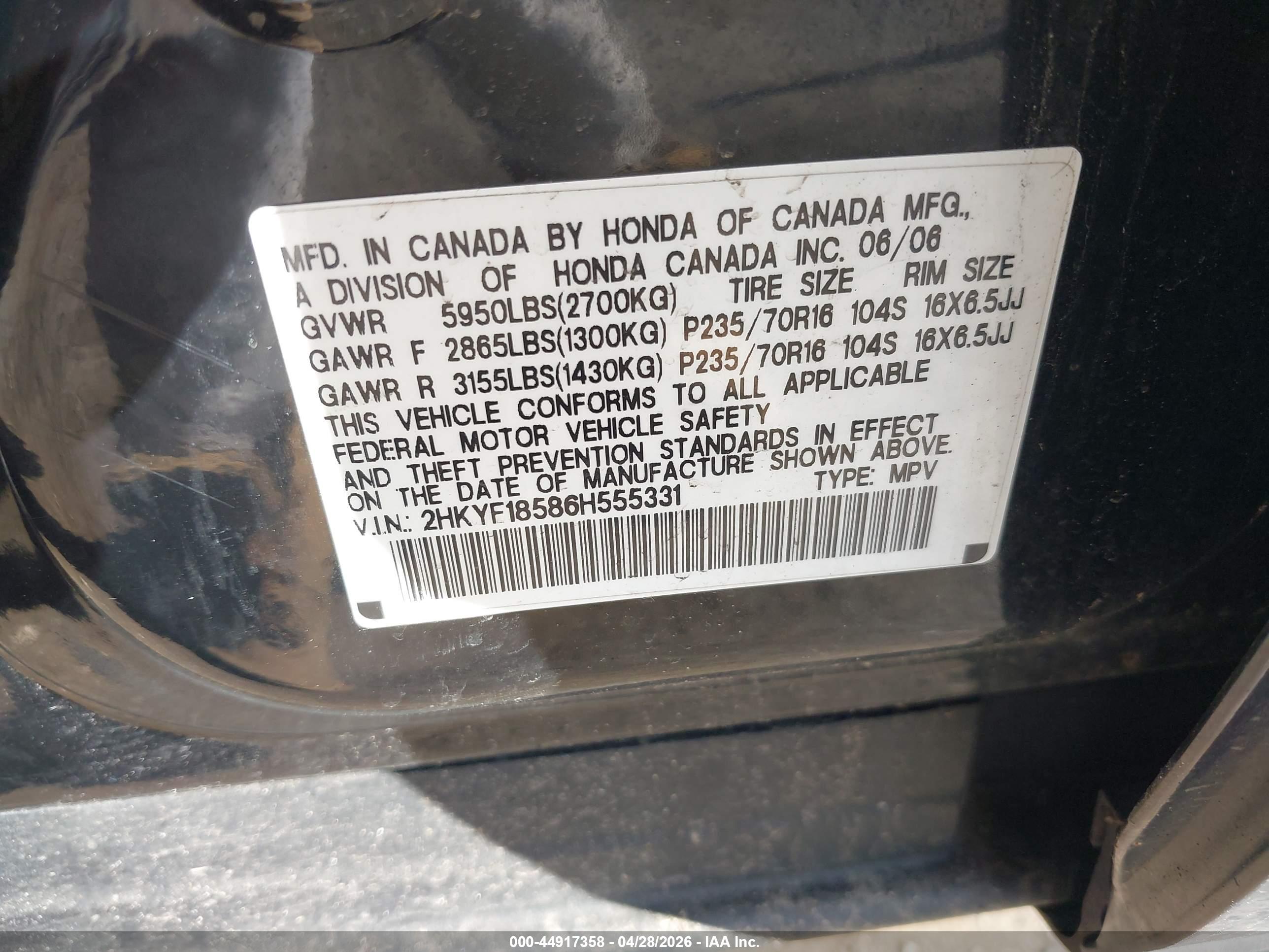 HONDA PILOT image 9