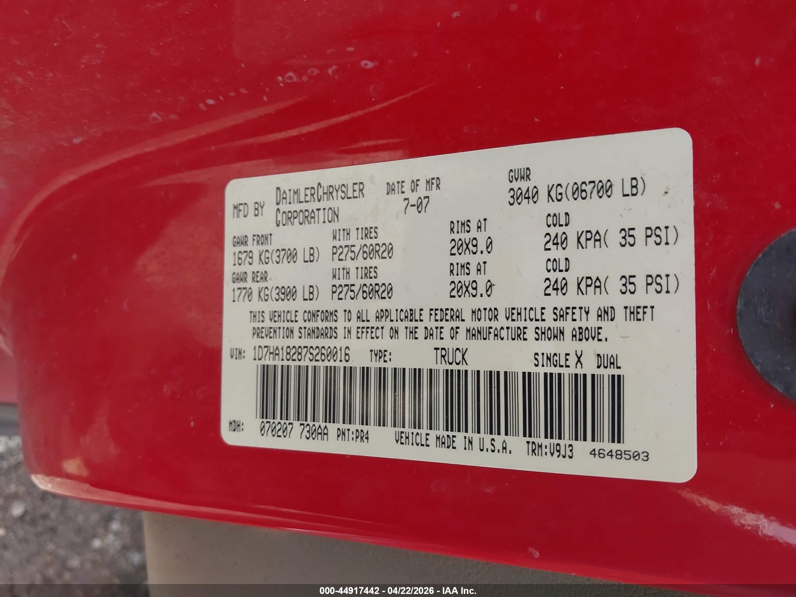 DODGE RAM image 9