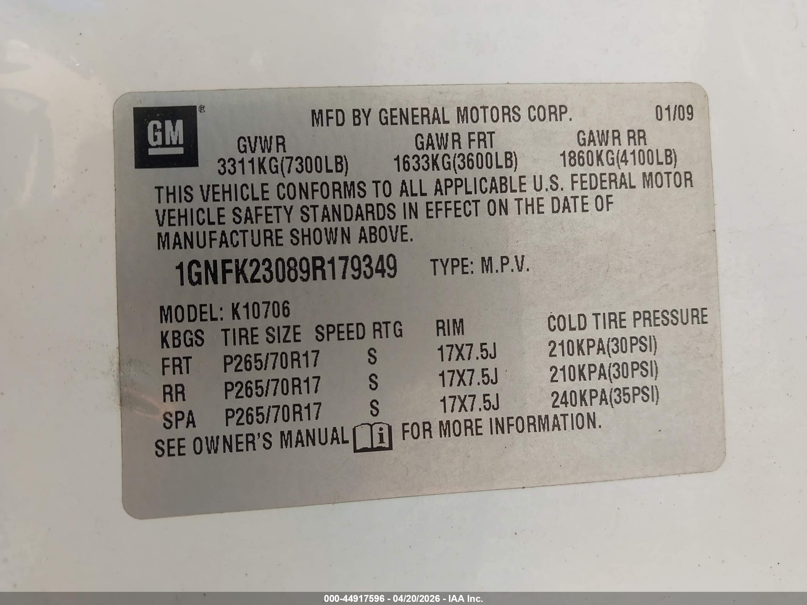 CHEVROLET TAHOE image 9