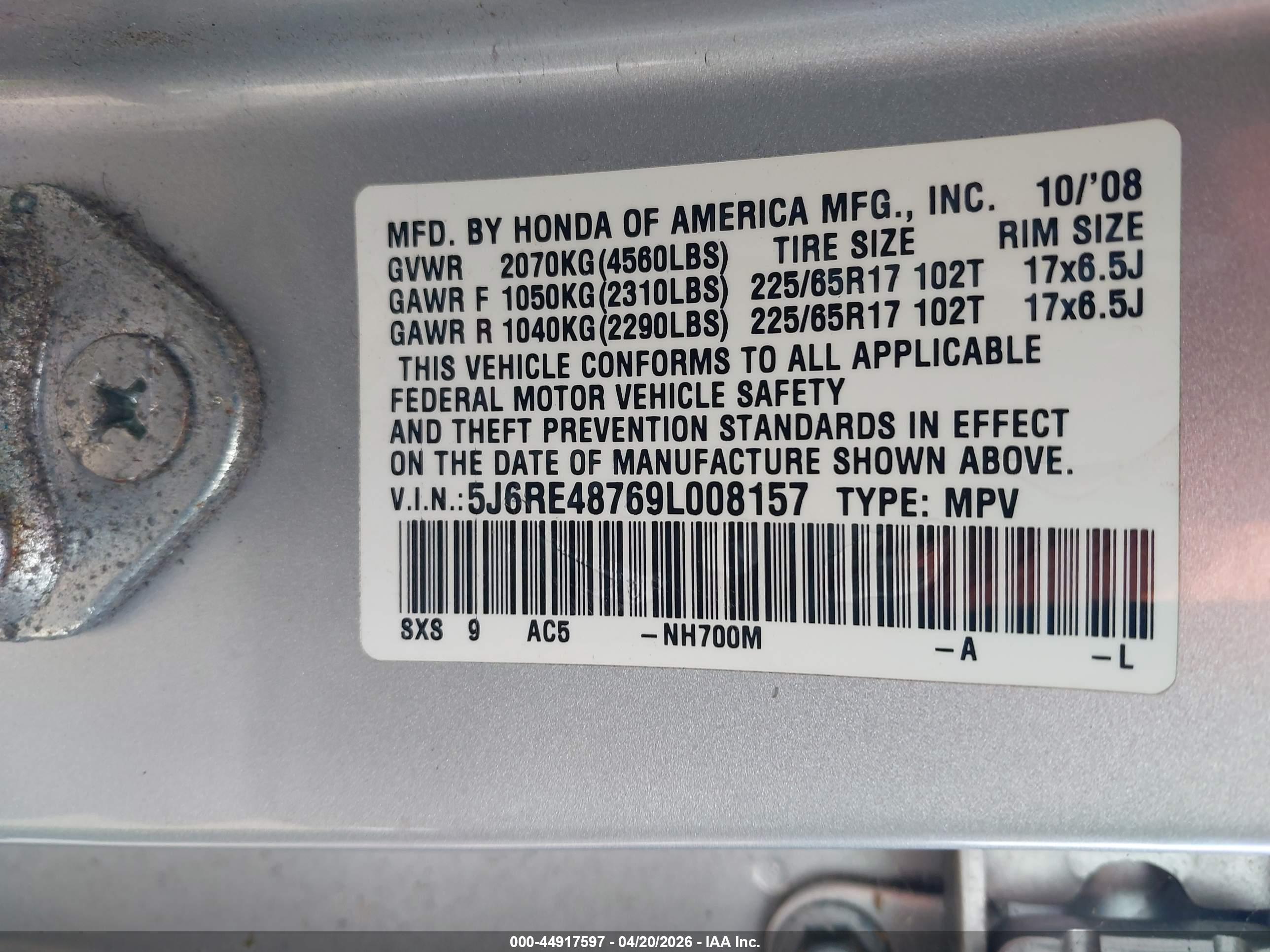 HONDA CR-V image 9