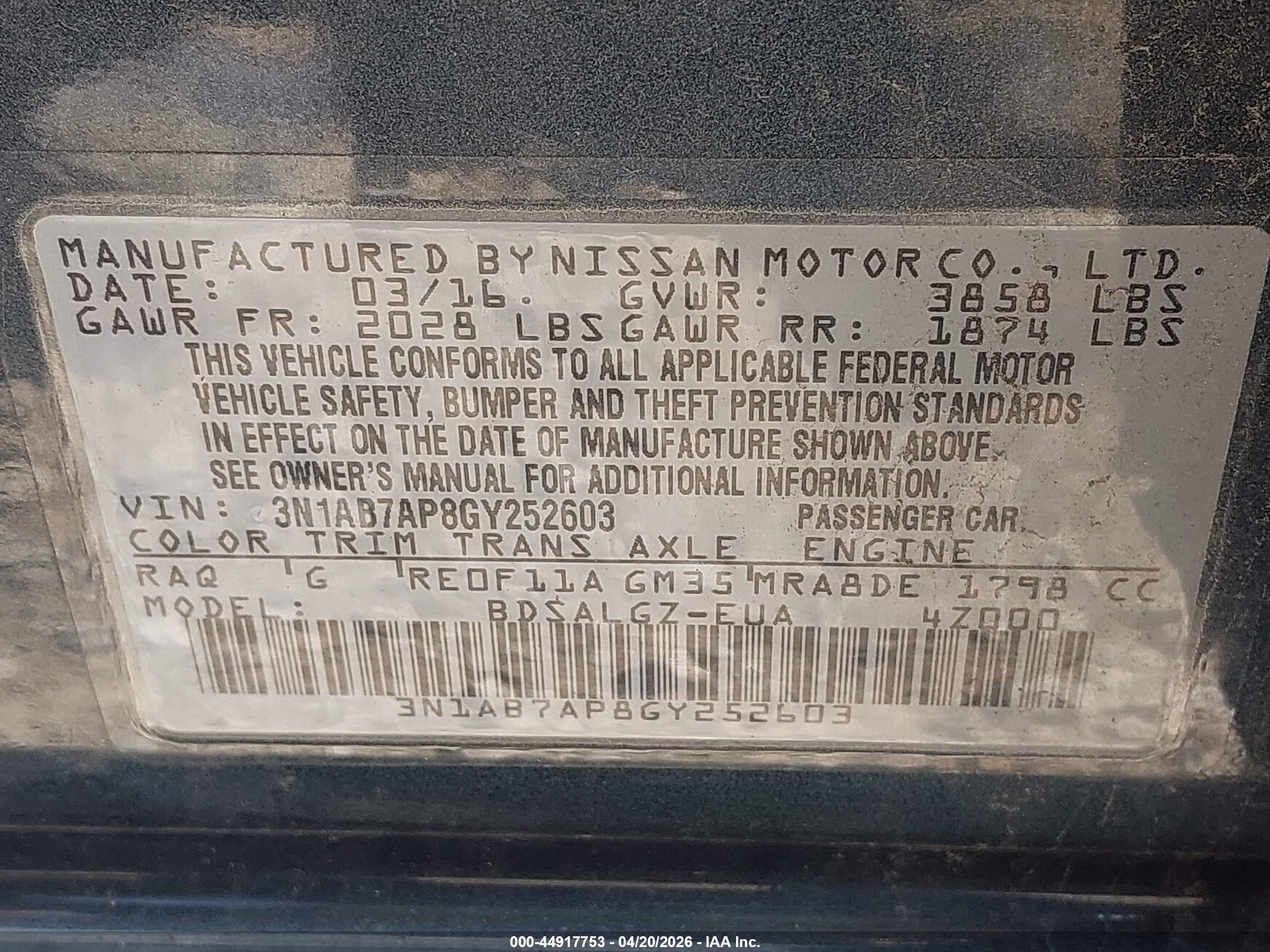 NISSAN SENTRA image 9