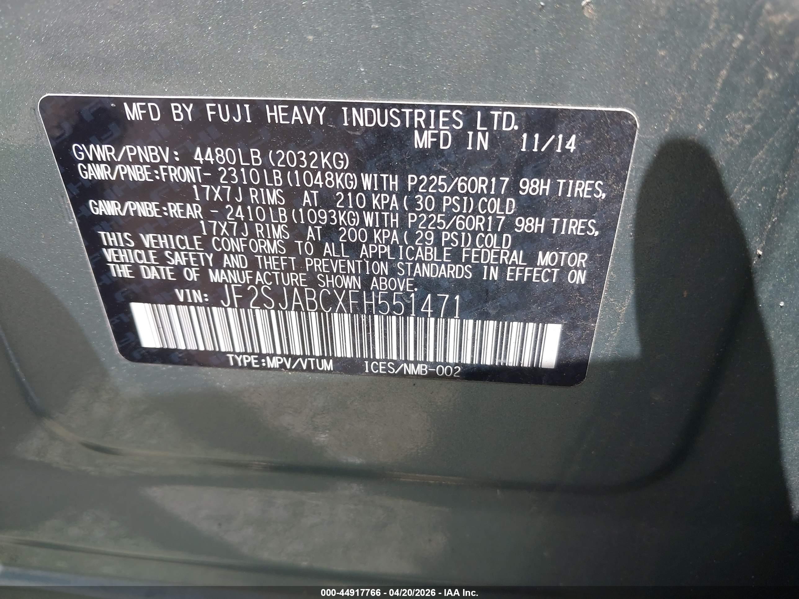 SUBARU FORESTER image 9