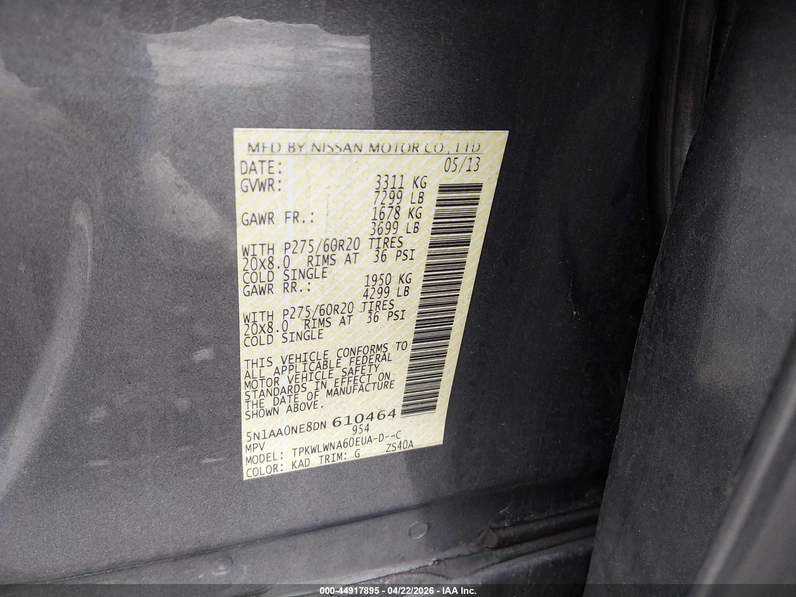 NISSAN ARMADA image 9