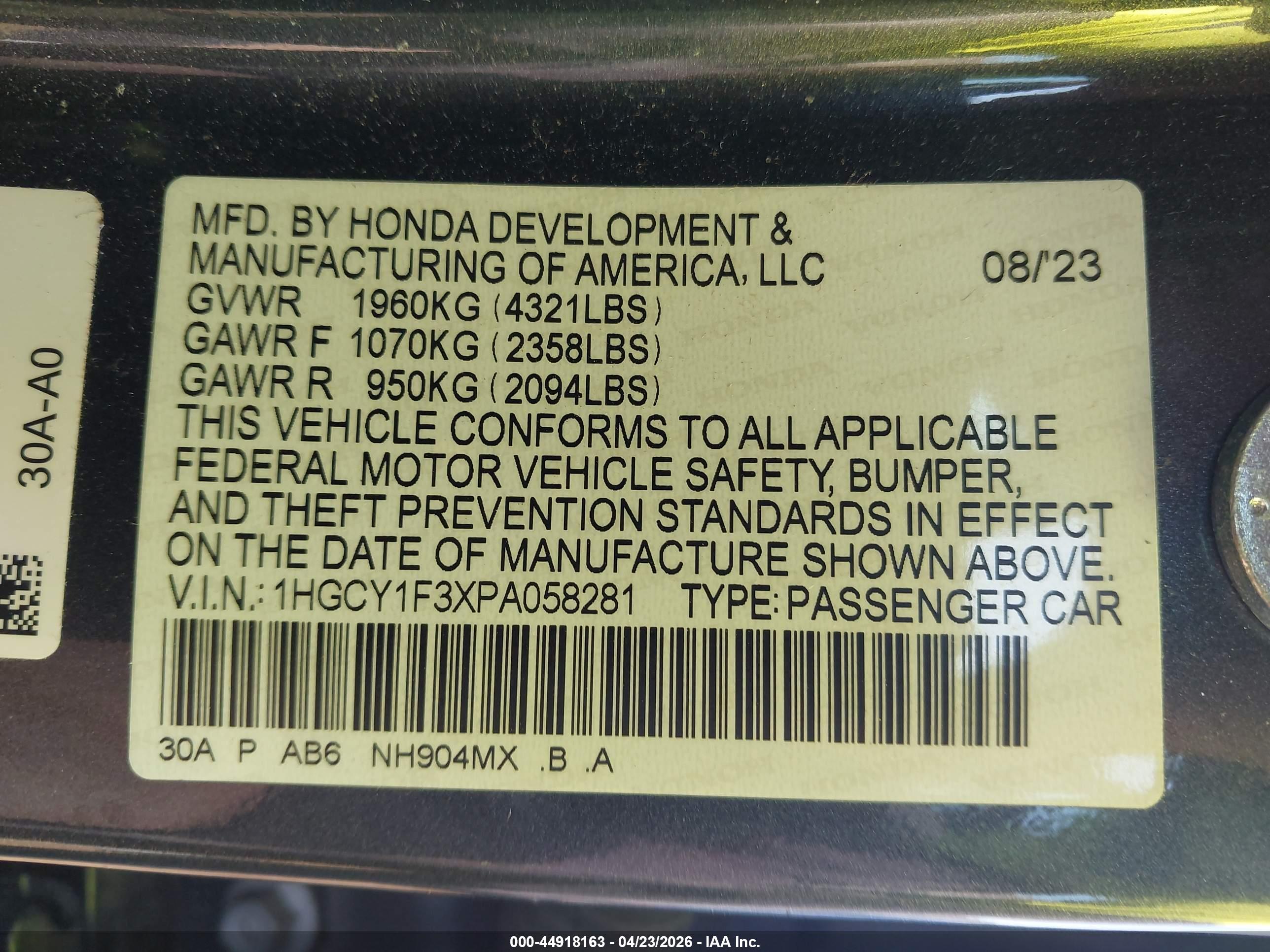 HONDA ACCORD image 9