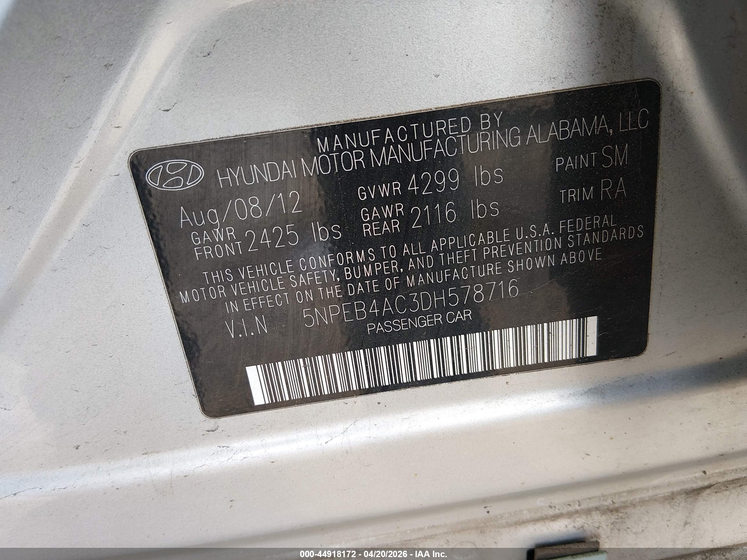 HYUNDAI SONATA image 9