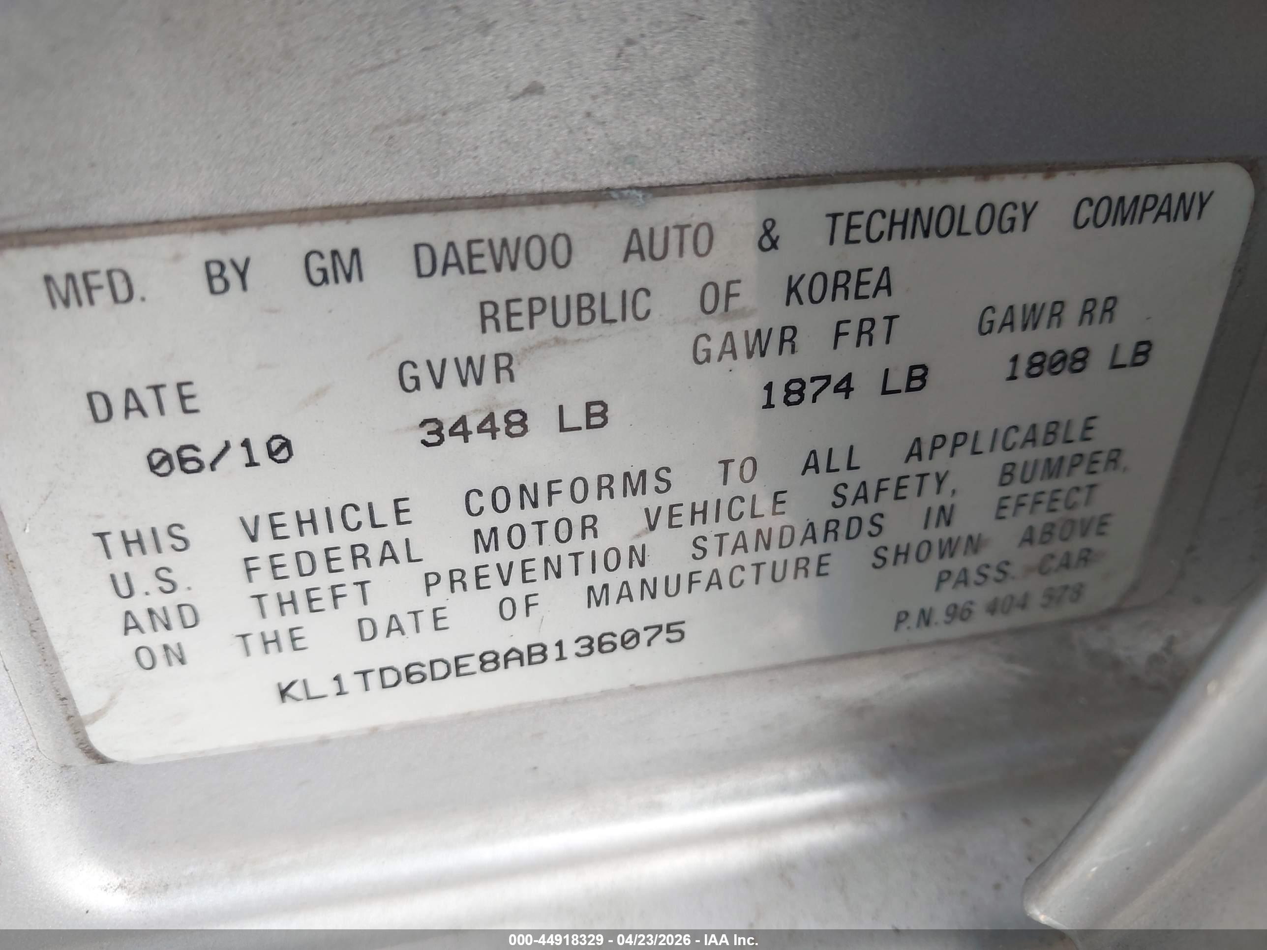 CHEVROLET AVEO image 9
