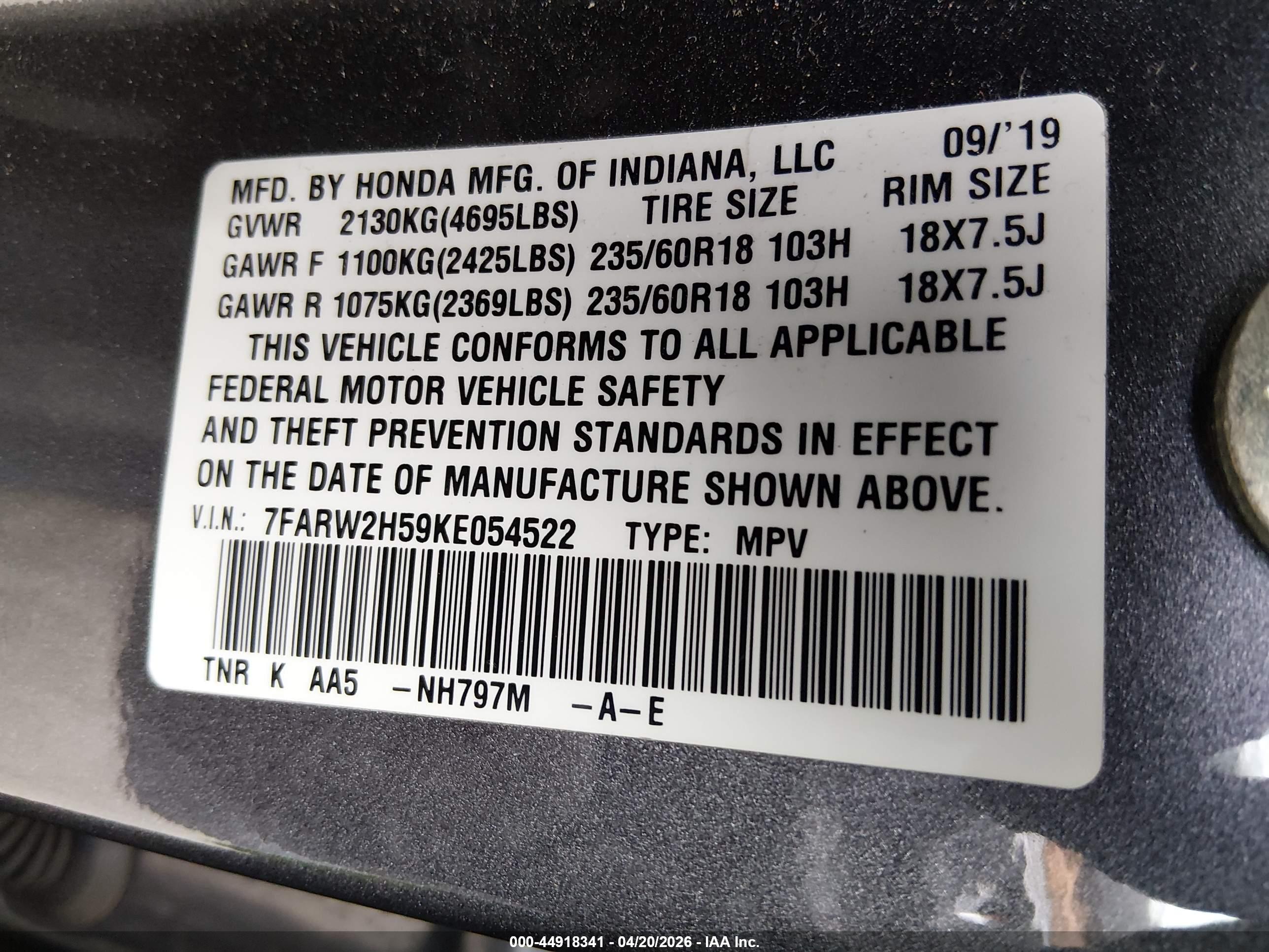 HONDA CR-V image 9