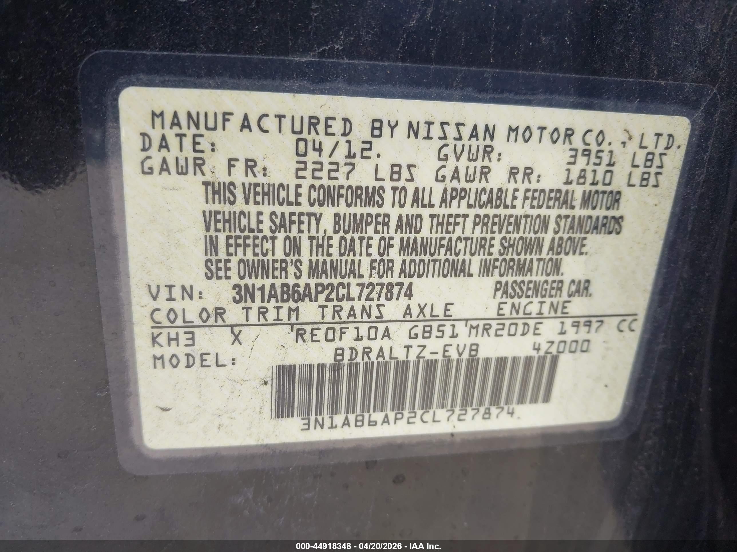 NISSAN SENTRA image 9