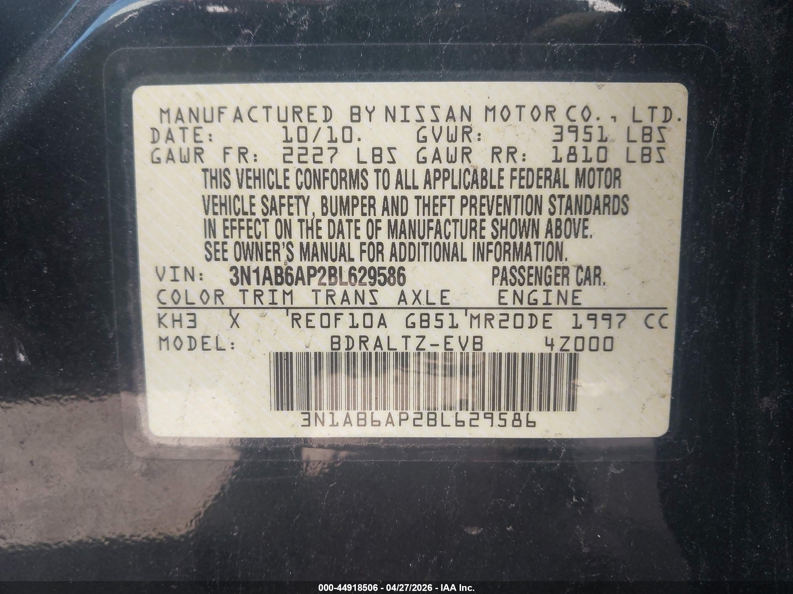 NISSAN SENTRA image 9