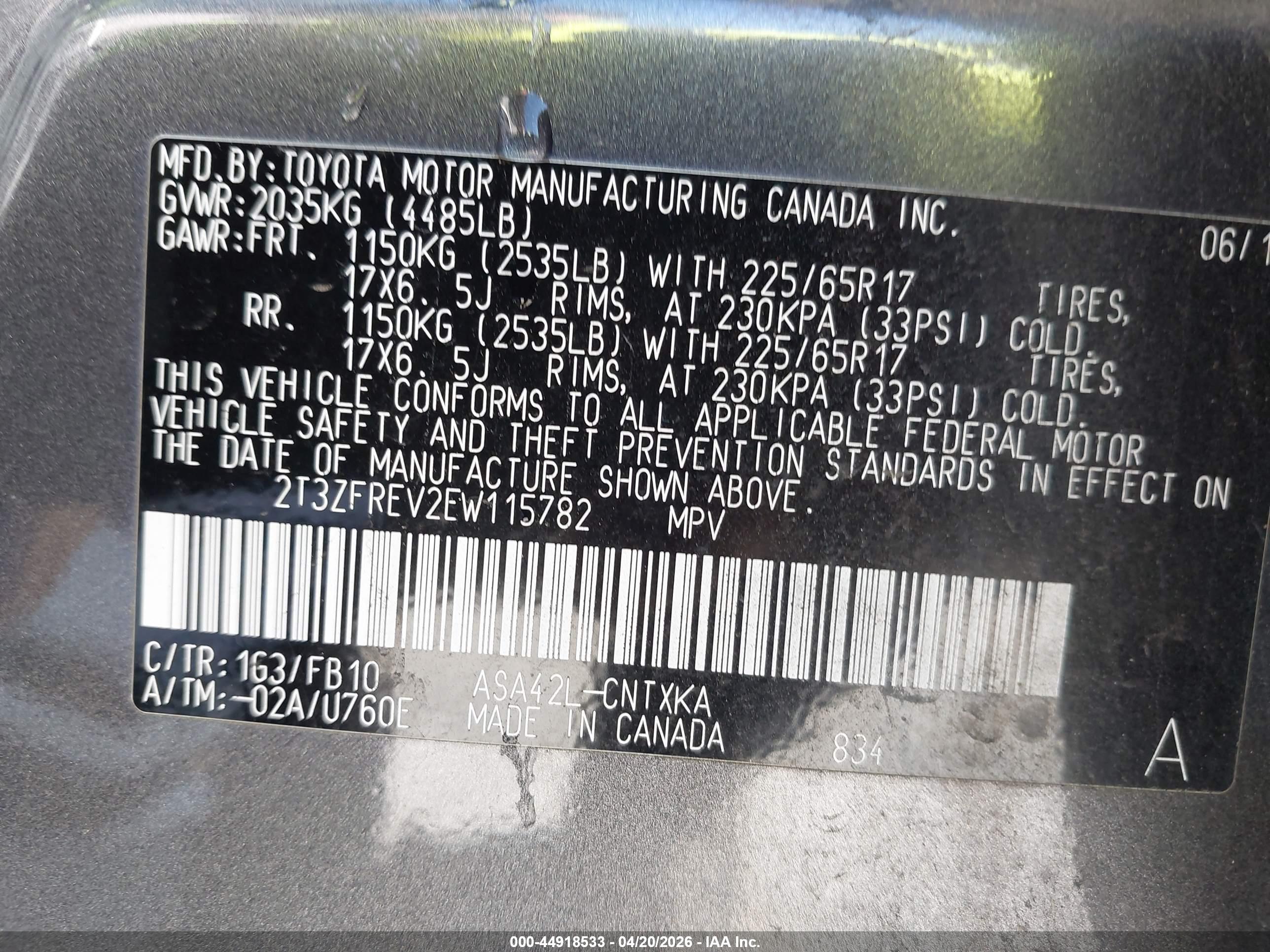 TOYOTA RAV4 image 9