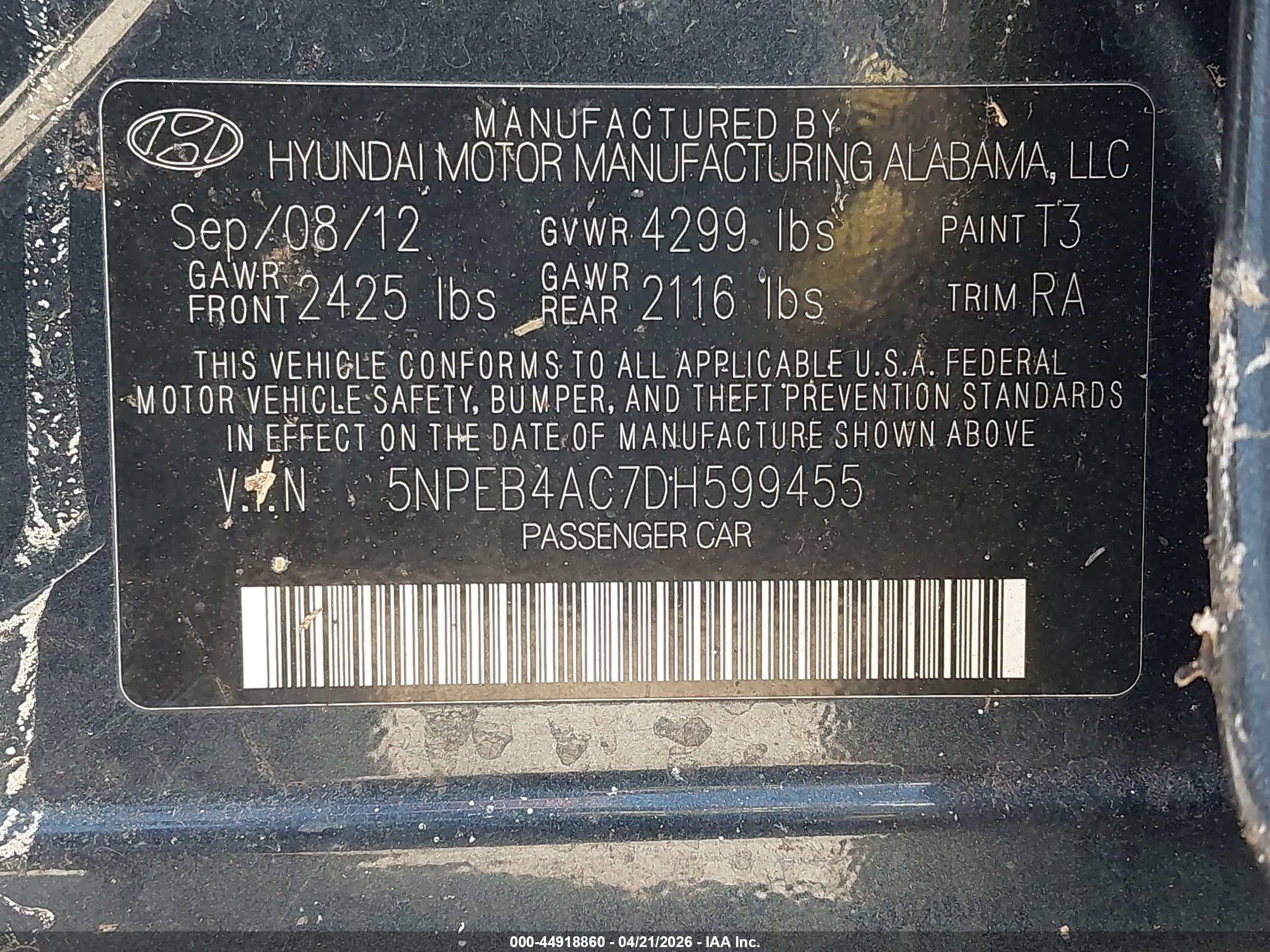 HYUNDAI SONATA image 9