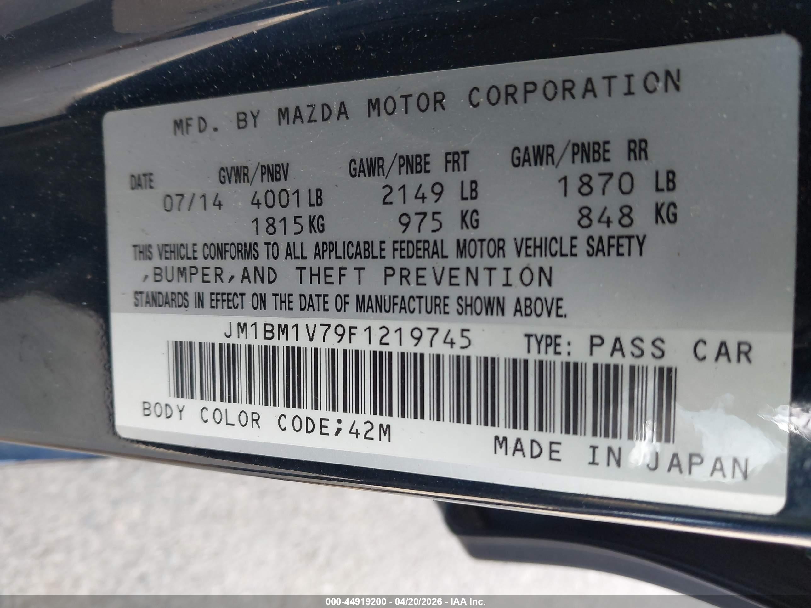 MAZDA MAZDA3 image 9