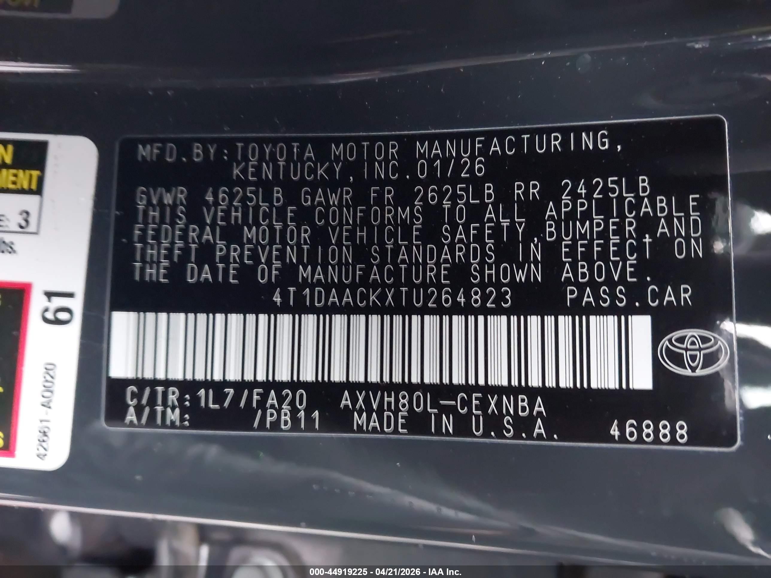 TOYOTA CAMRY image 9