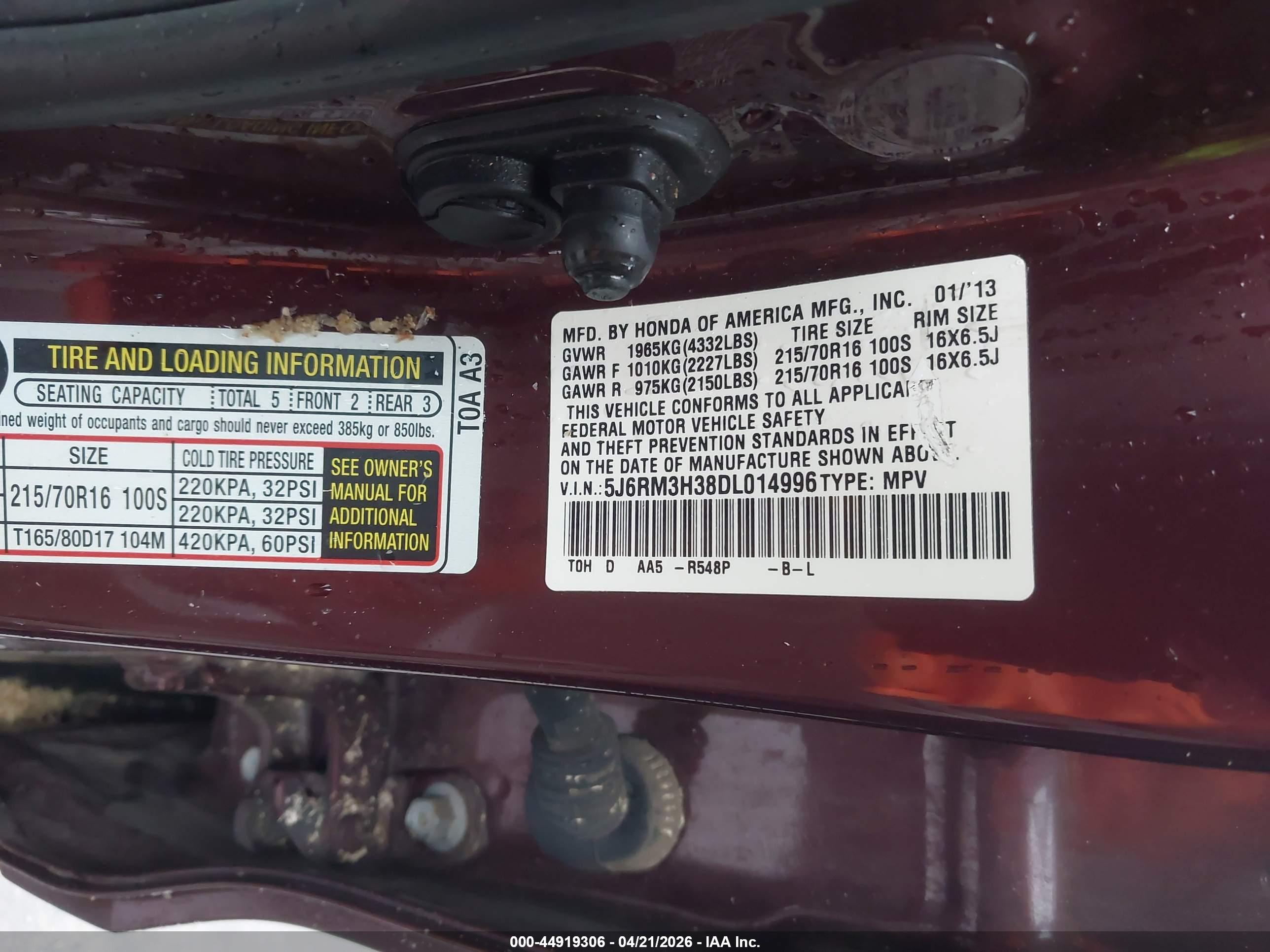 HONDA CR-V image 9