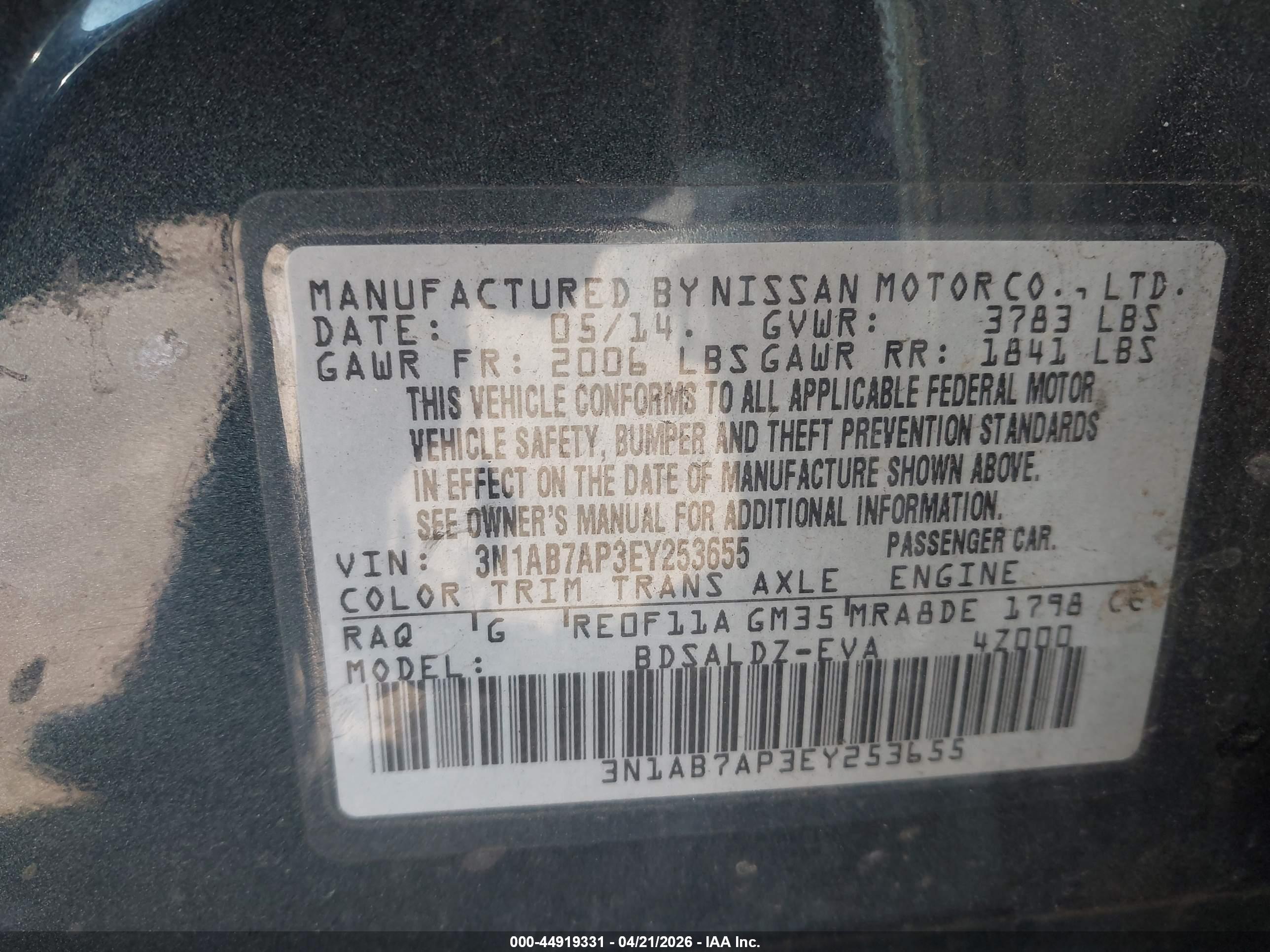 NISSAN SENTRA image 9