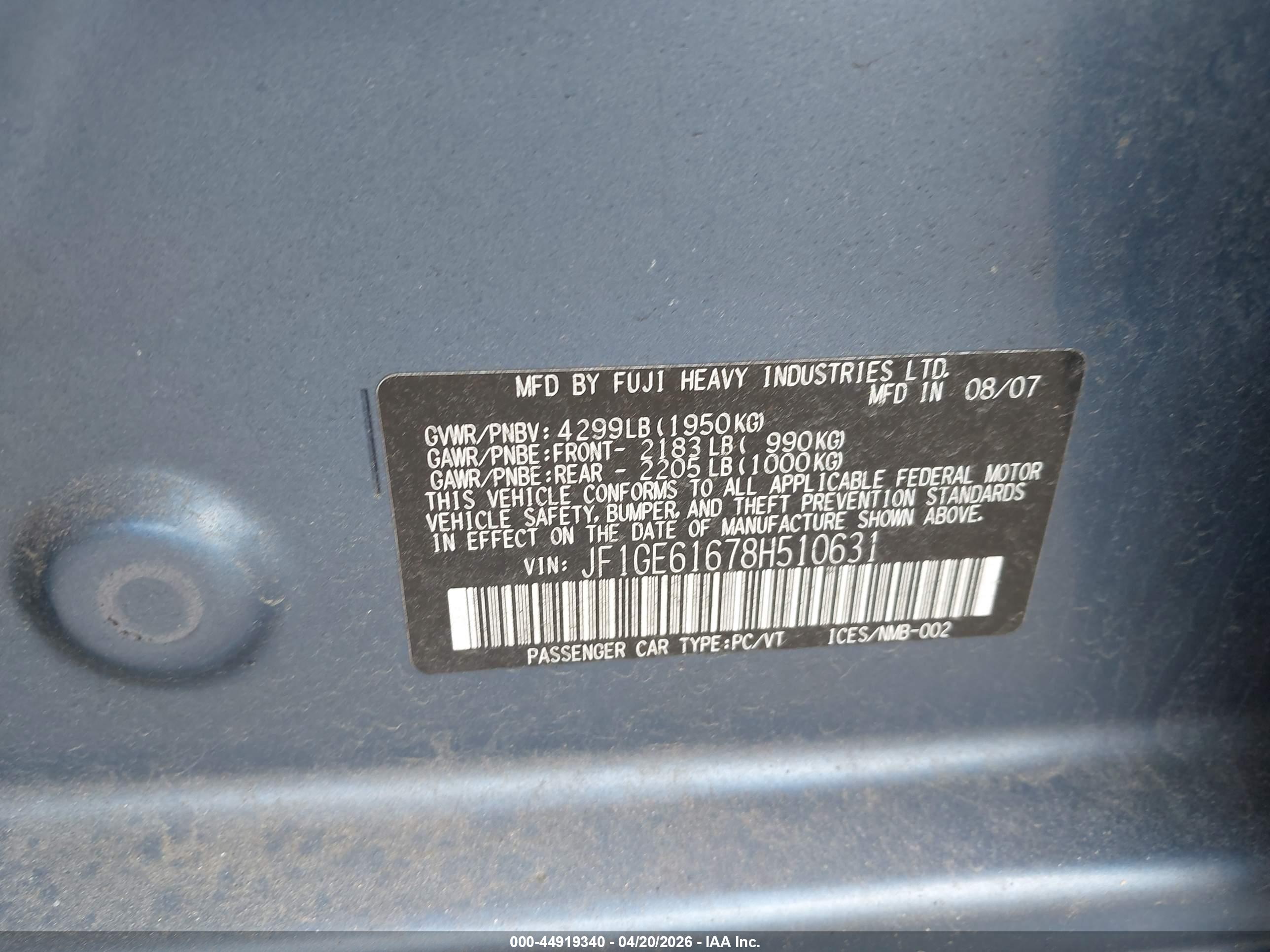 SUBARU IMPREZA image 9