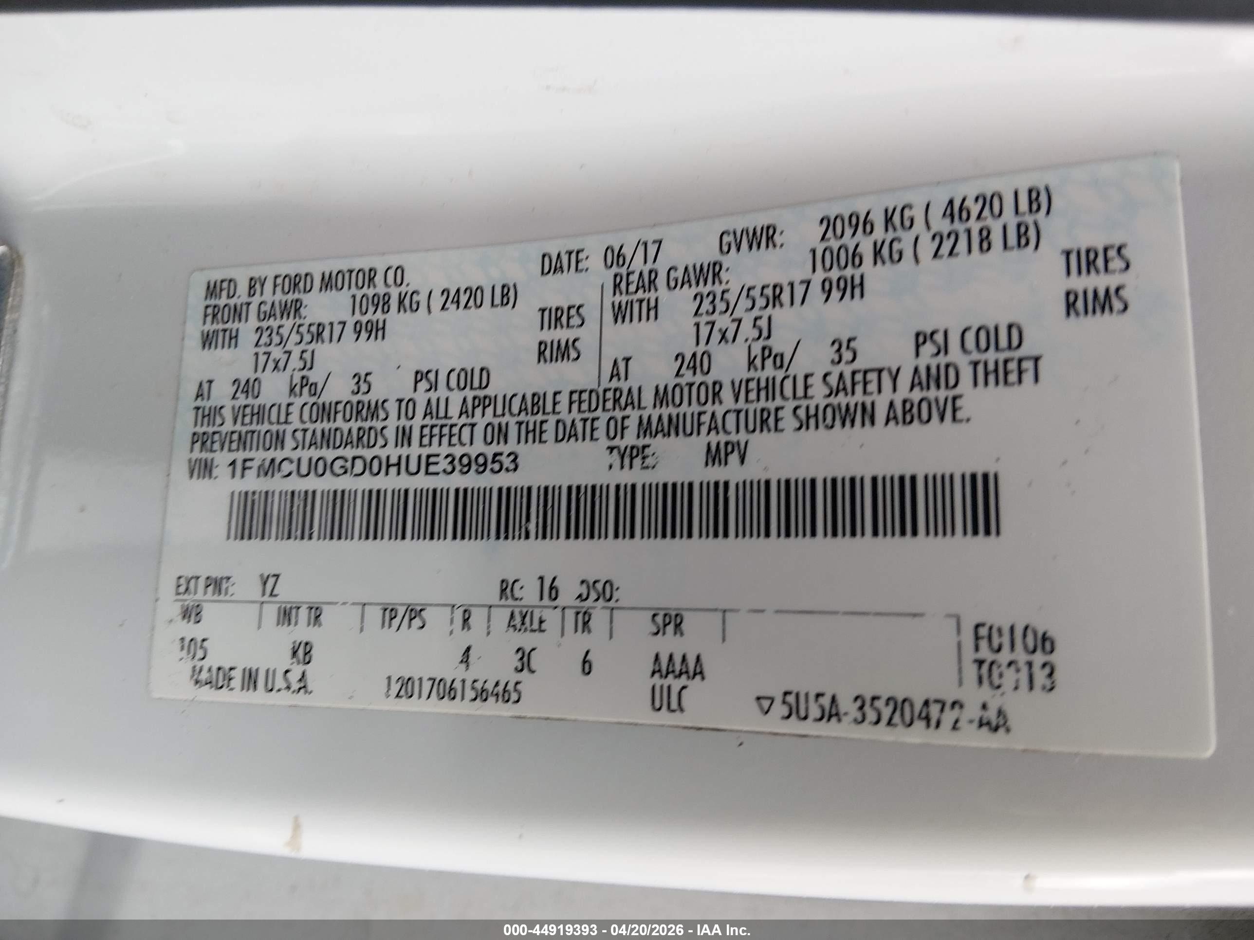 FORD ESCAPE image 9