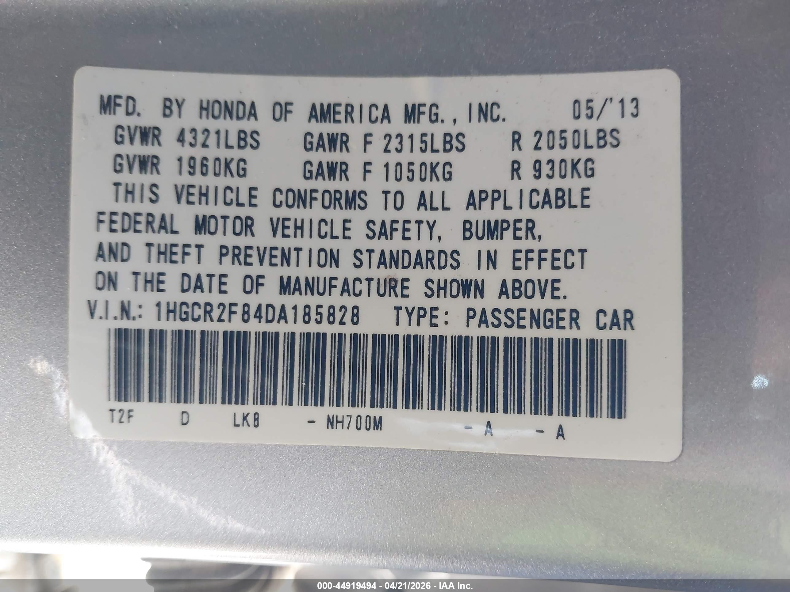HONDA ACCORD image 9
