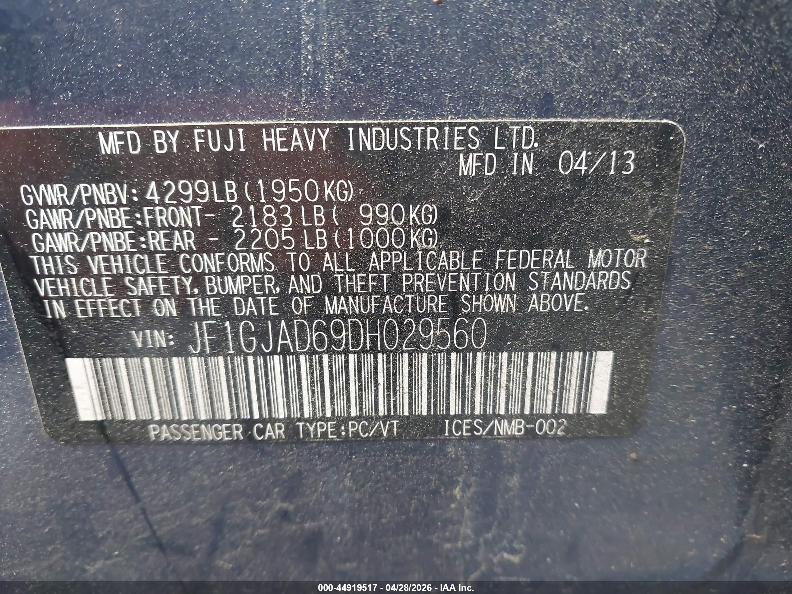 SUBARU IMPREZA image 9