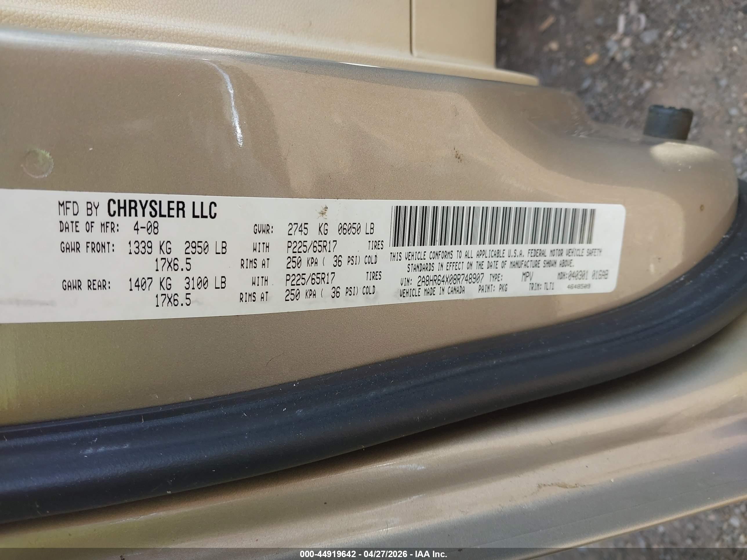 CHRYSLER TOWN image 9
