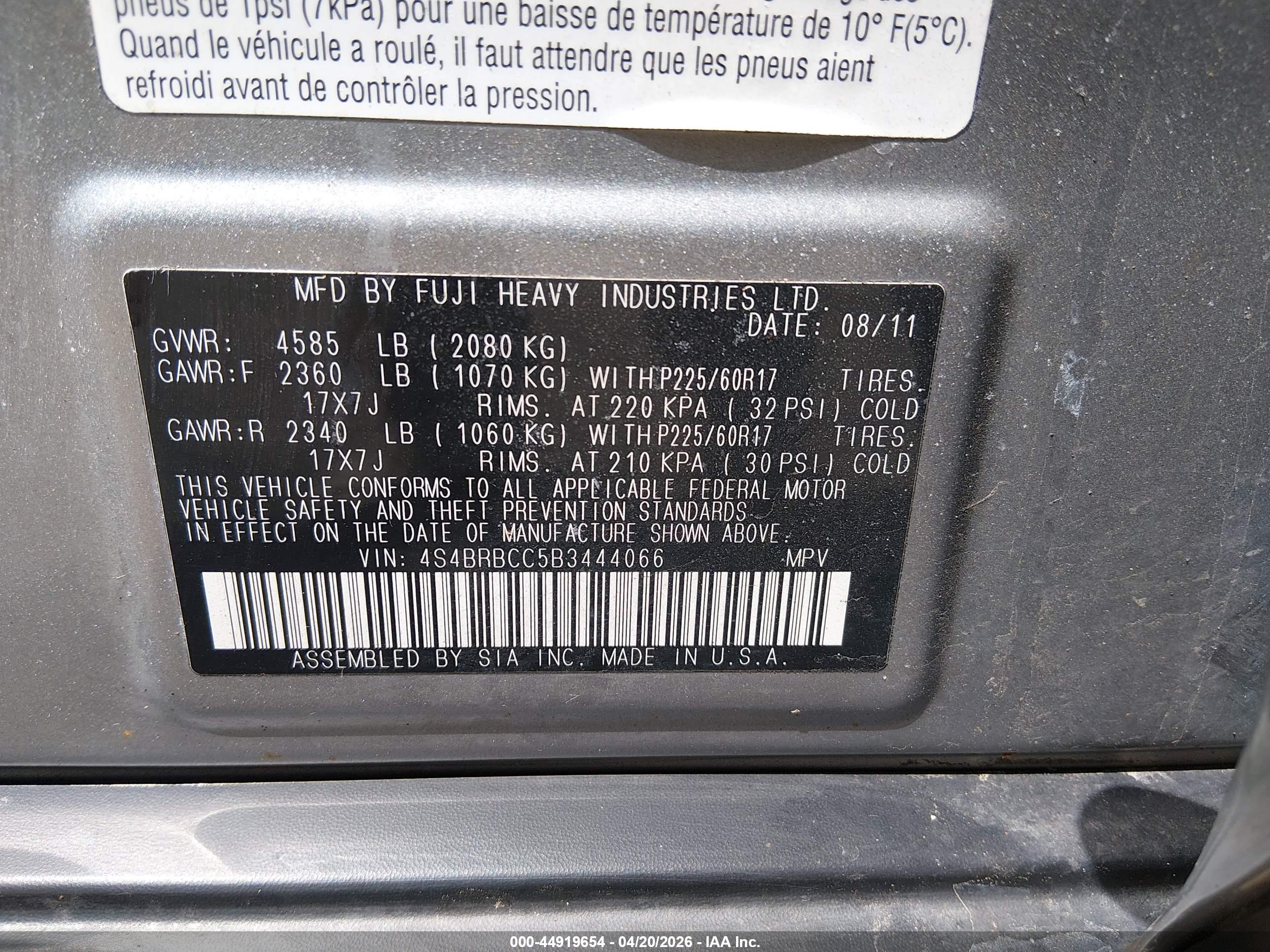SUBARU OUTBACK image 9