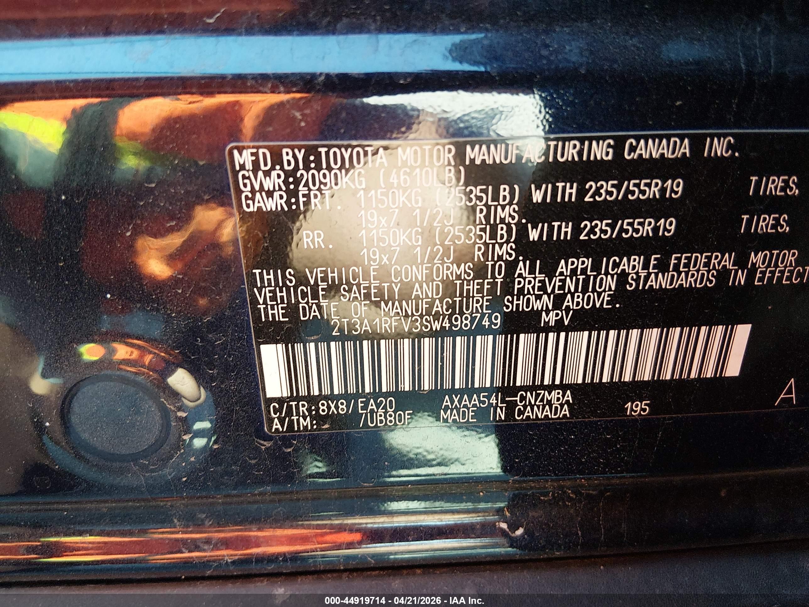 TOYOTA RAV4 image 9