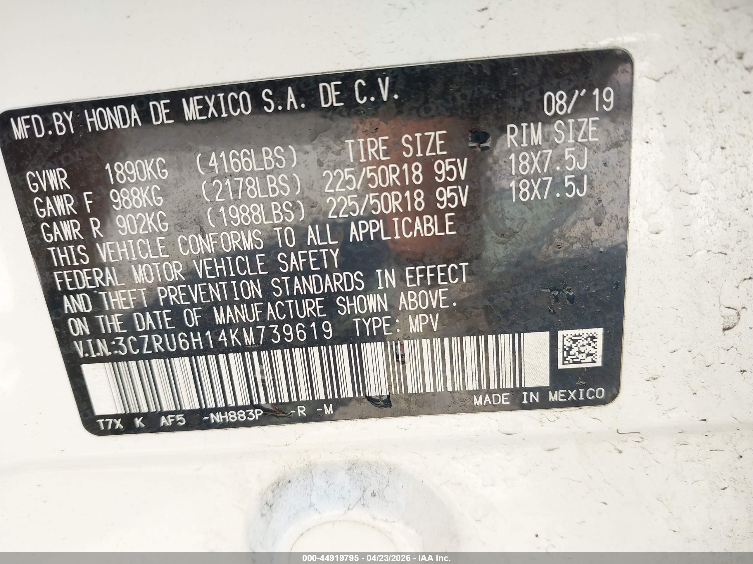 HONDA HR-V image 9