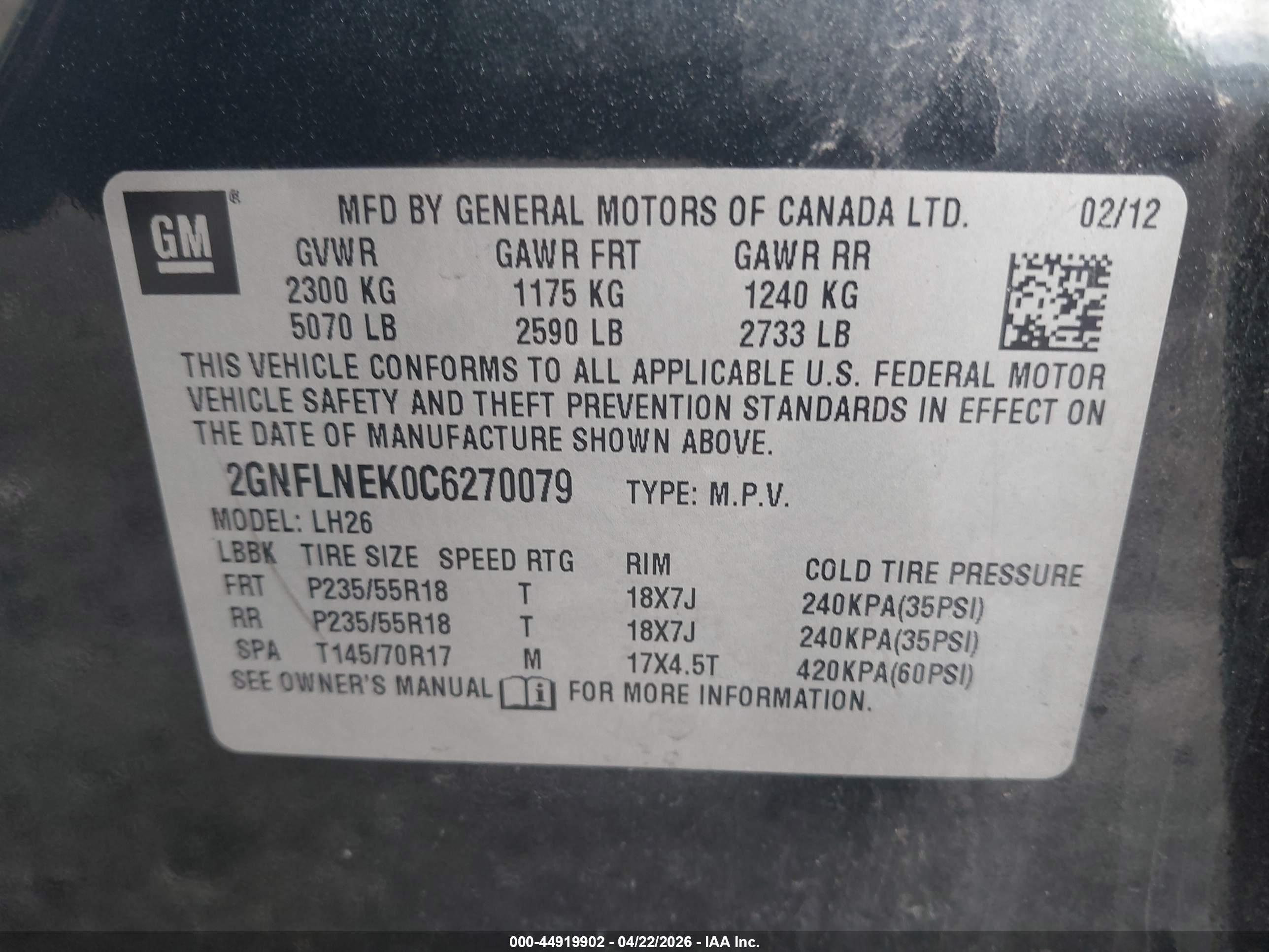 CHEVROLET EQUINOX image 9
