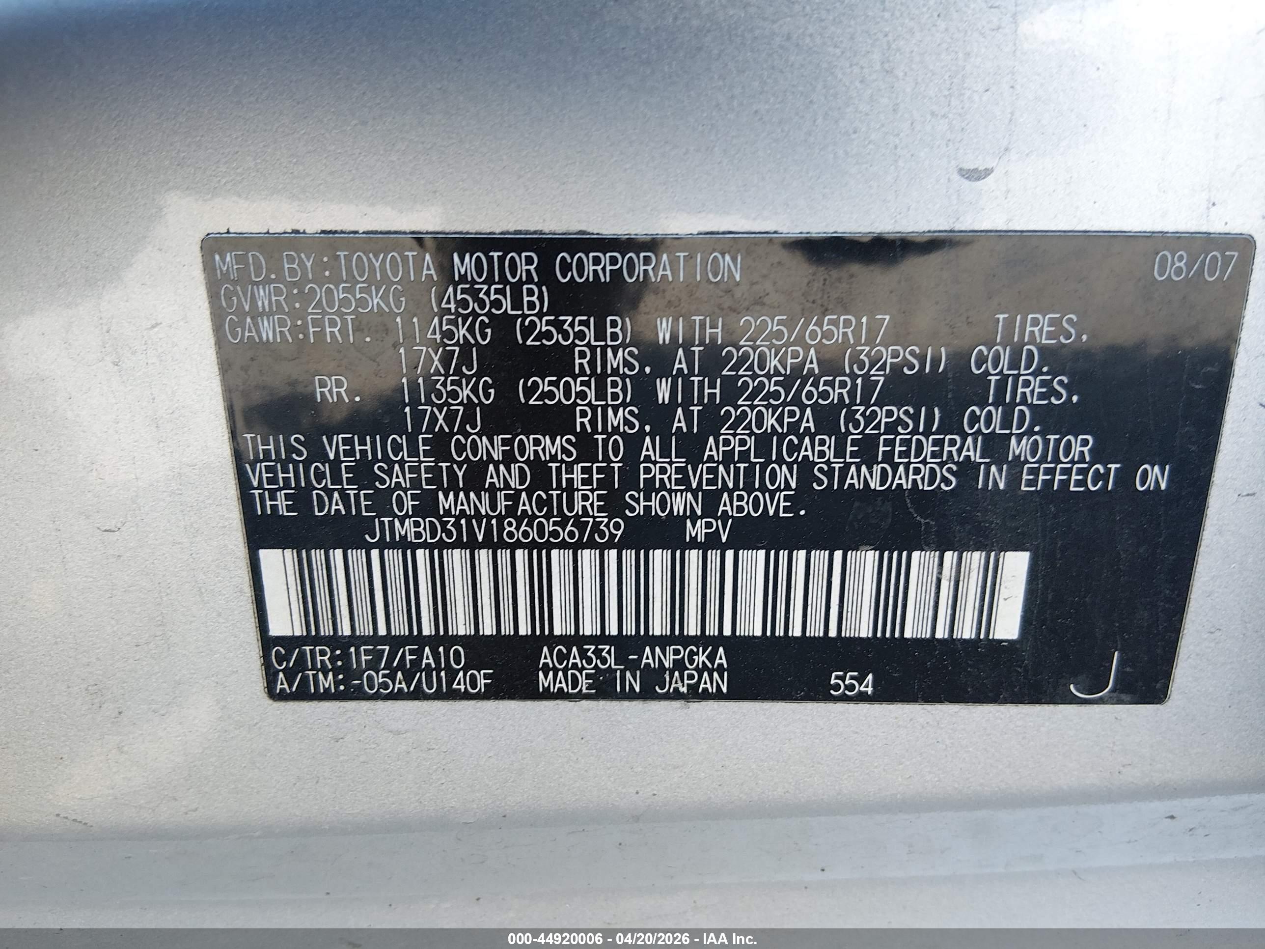 TOYOTA RAV4 image 9